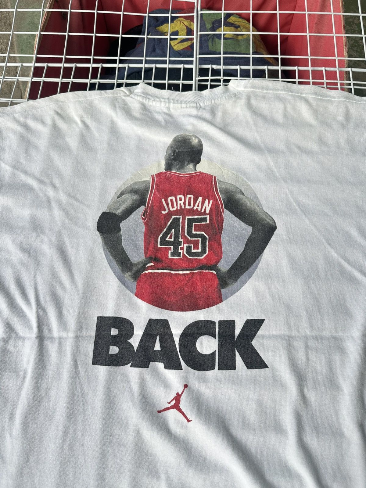 Jordan Brand × Nike × Vintage Vintage Nike Michael Jordan “I’m Back” 90s Size US XL / EU 56 / 4 - 3 Thumbnail