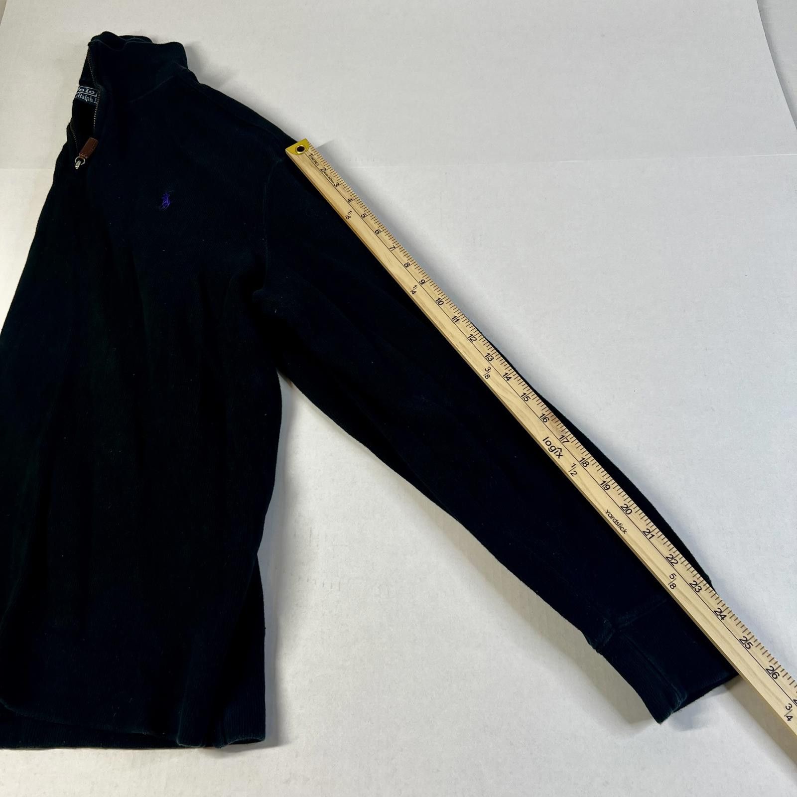 Polo Ralph Lauren Polo Ralph Lauren Men’s Half Zipper Sweater Purple Horse Size US M / EU 48-50 / 2 - 6 Thumbnail