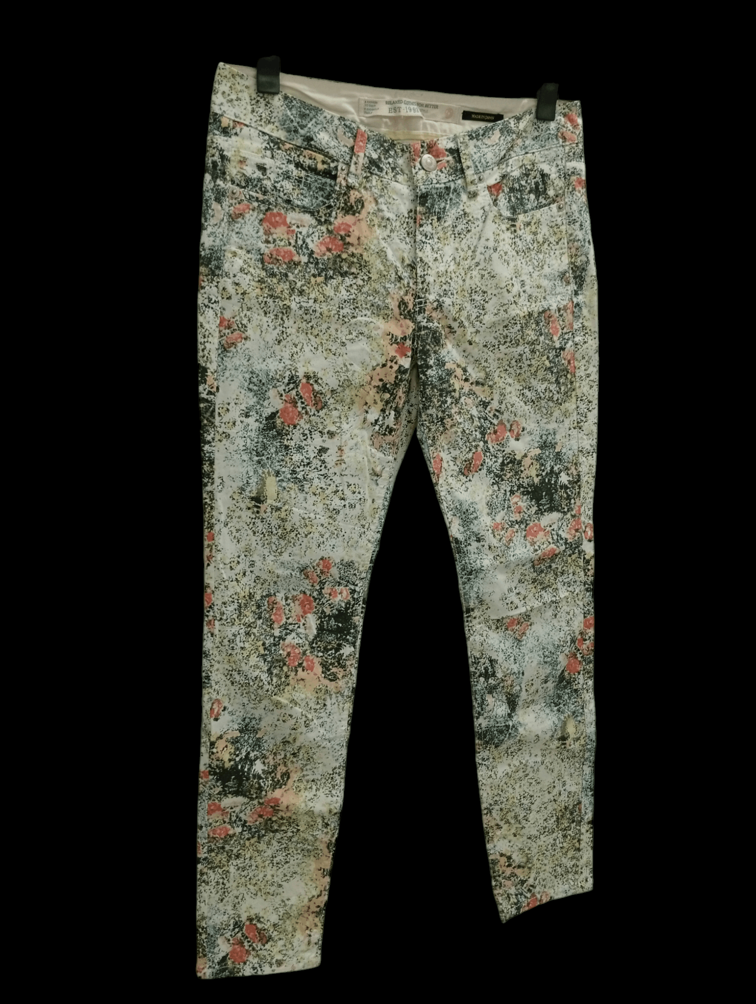 Japanese Brand × Yohji Yamamoto 🔥🔥Ined Yohji Yamamoto Full Print Pants Size US 28 / EU 44 - 2 Thumbnail