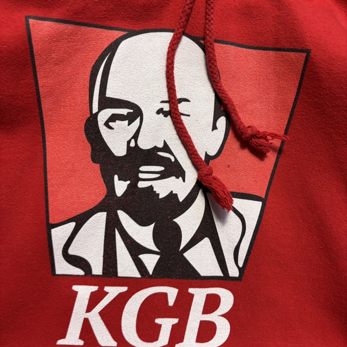 Vintage Vintage KGB KFC Parody Soviet Union CCCP Lenin Hoodie Size US XXL / EU 58 / 5 - 5 Thumbnail