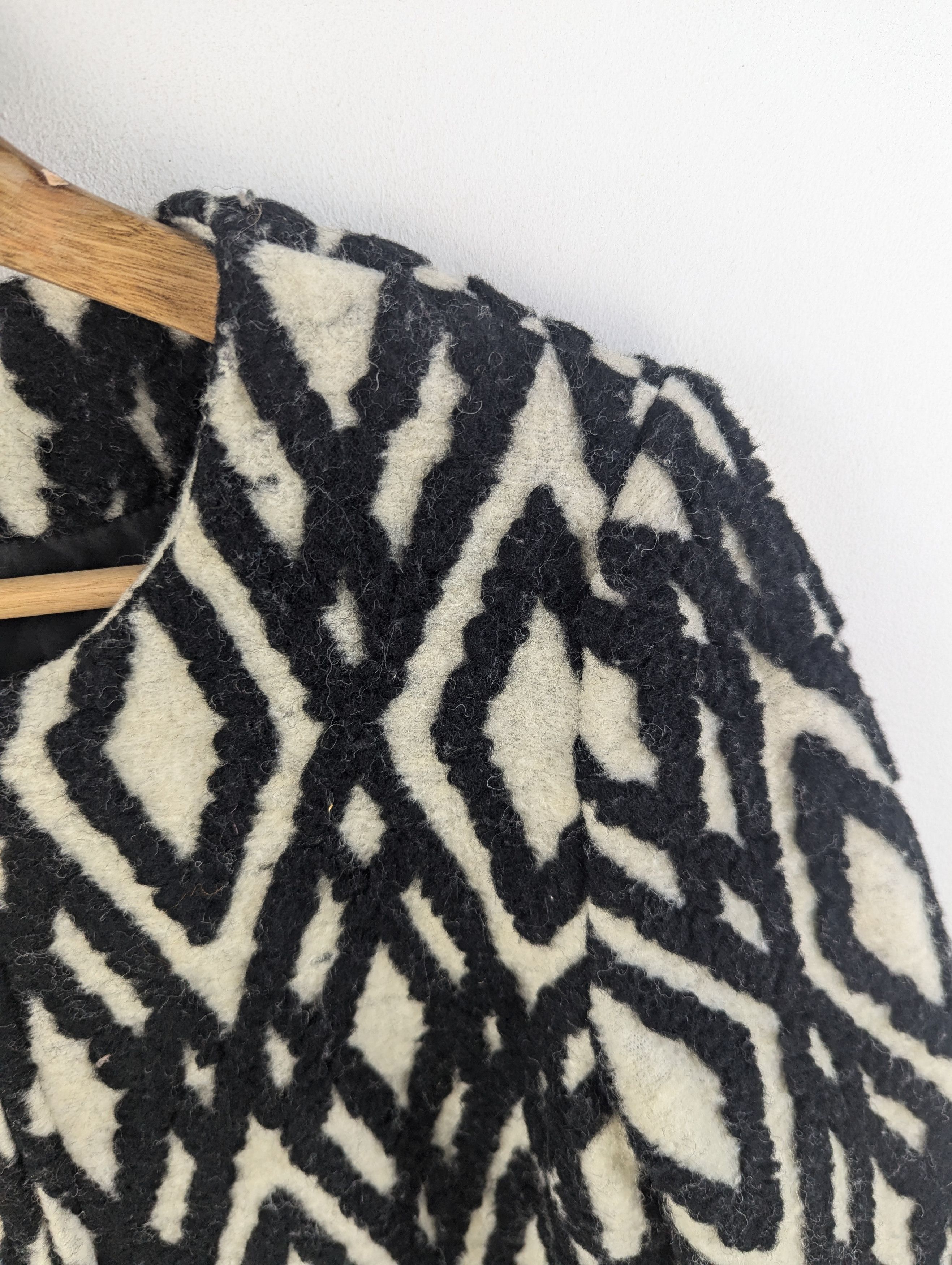 Japanese Brand × Vintage Vintage Japanese Brand Cardigan Long Jacket Diamond Size M / US 6-8 / IT 42-44 - 6 Thumbnail