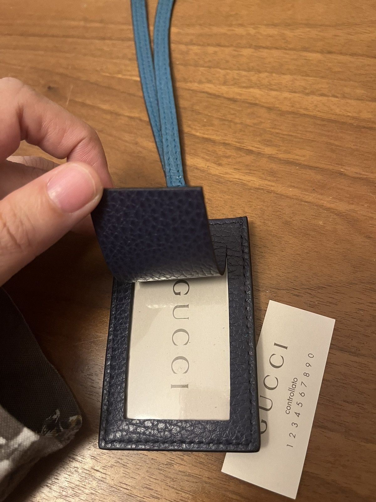 Gucci Brand new Gucci travel leather tag Size ONE SIZE - 3 Thumbnail