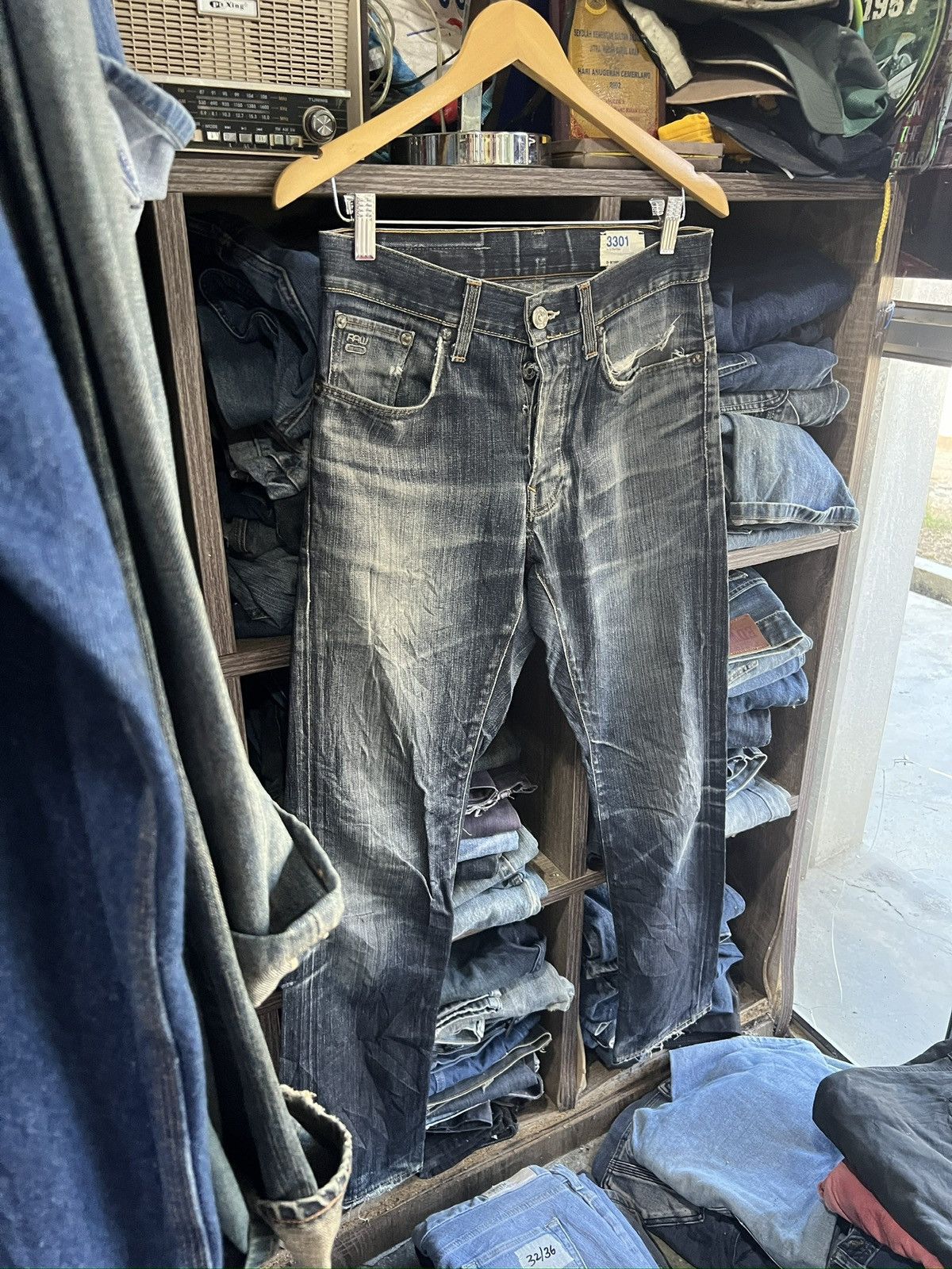 G-Star 🔥Made in Italy G-Star Raw Distressed Denim Size US 30 / EU 46 - 4 Thumbnail