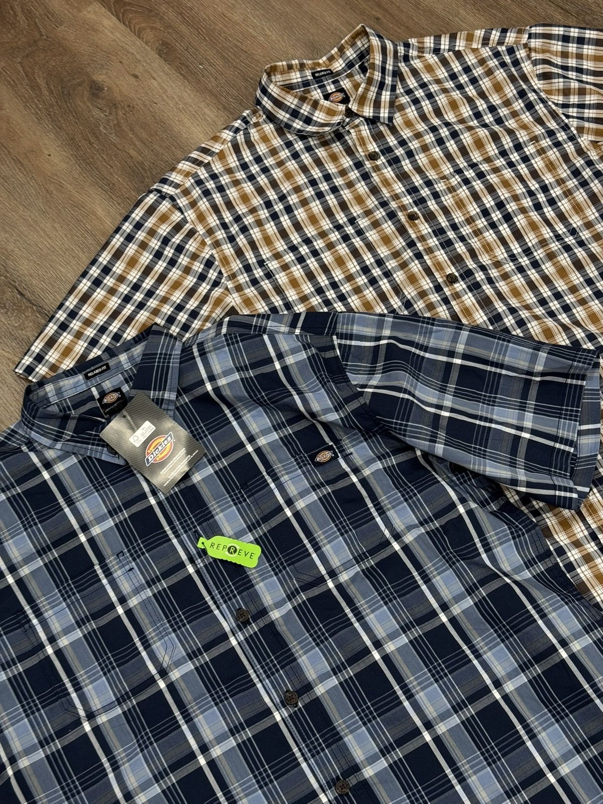 Dickies Dickies Plaid Print Fit Flex S/S Button Down Work Shirt Size US M / EU 48-50 / 2 - 7 Thumbnail