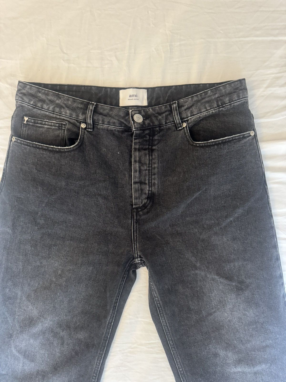 AMI Ami Straight Fit Jeans Size US 34 / EU 50 - 3 Thumbnail