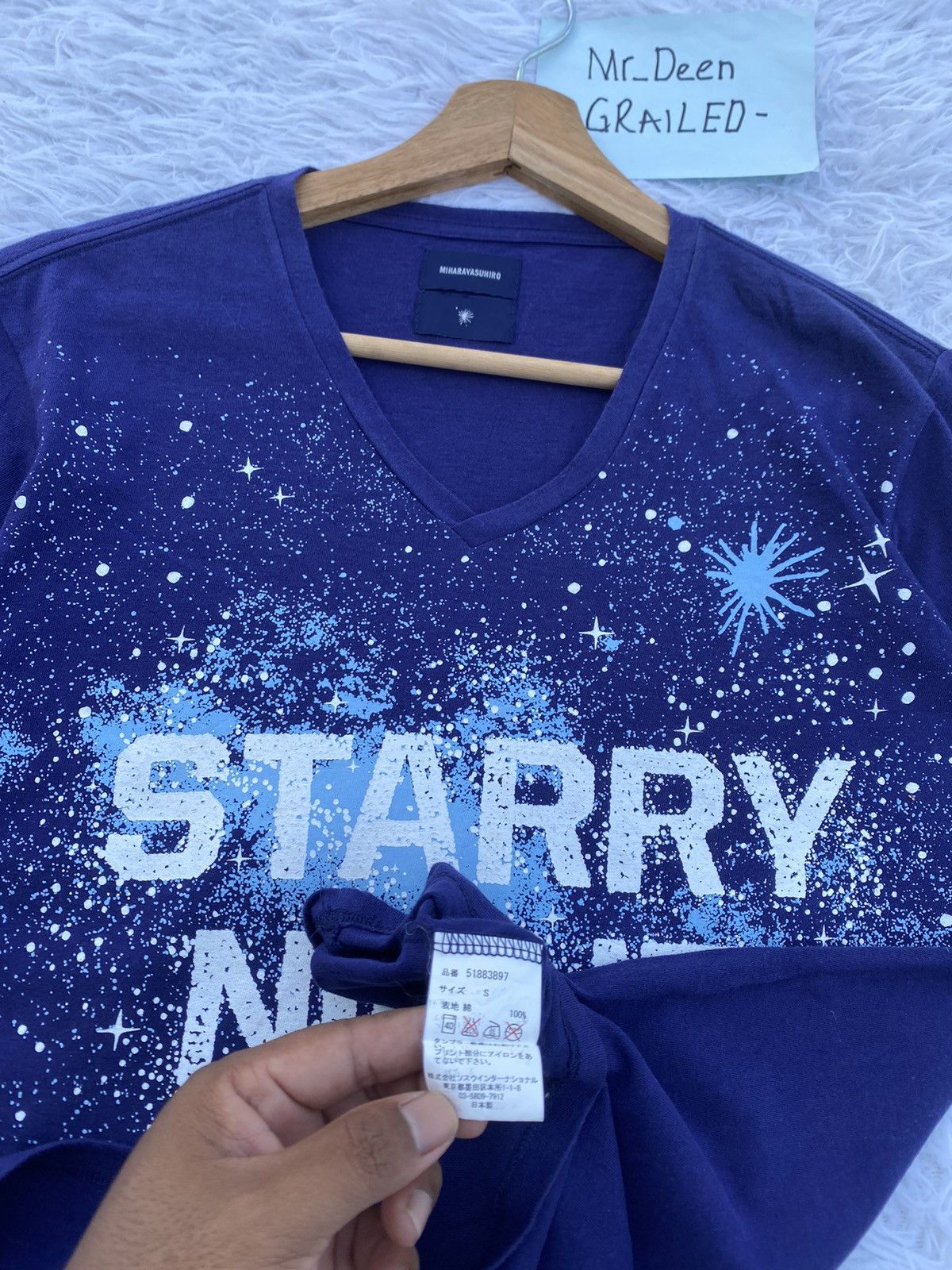 Maison MIHARA YASUHIRO Rare Miharayasuhiro Starry Night Tshirt Size US S / EU 44-46 / 1 - 9 Thumbnail