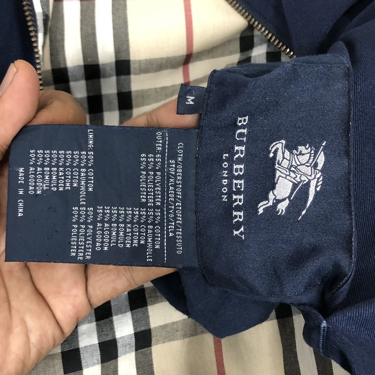 Burberry Burberry London Novacheck Reversible Bomber Jacket Size US M / EU 48-50 / 2 - 18 Thumbnail