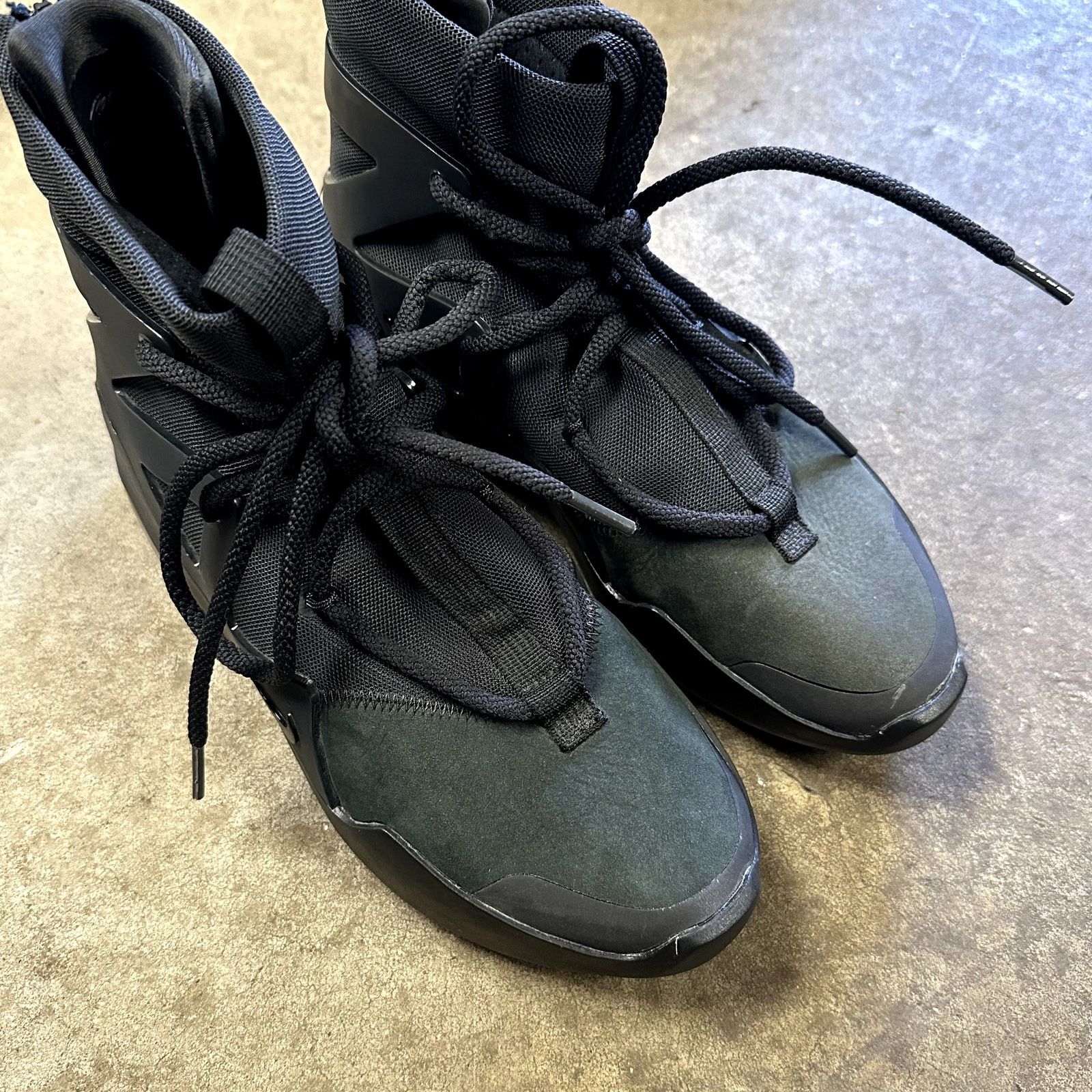 Nike Nike x Fear of God 1 'Triple Black' Size US 6 / EU 39 - 3 Thumbnail