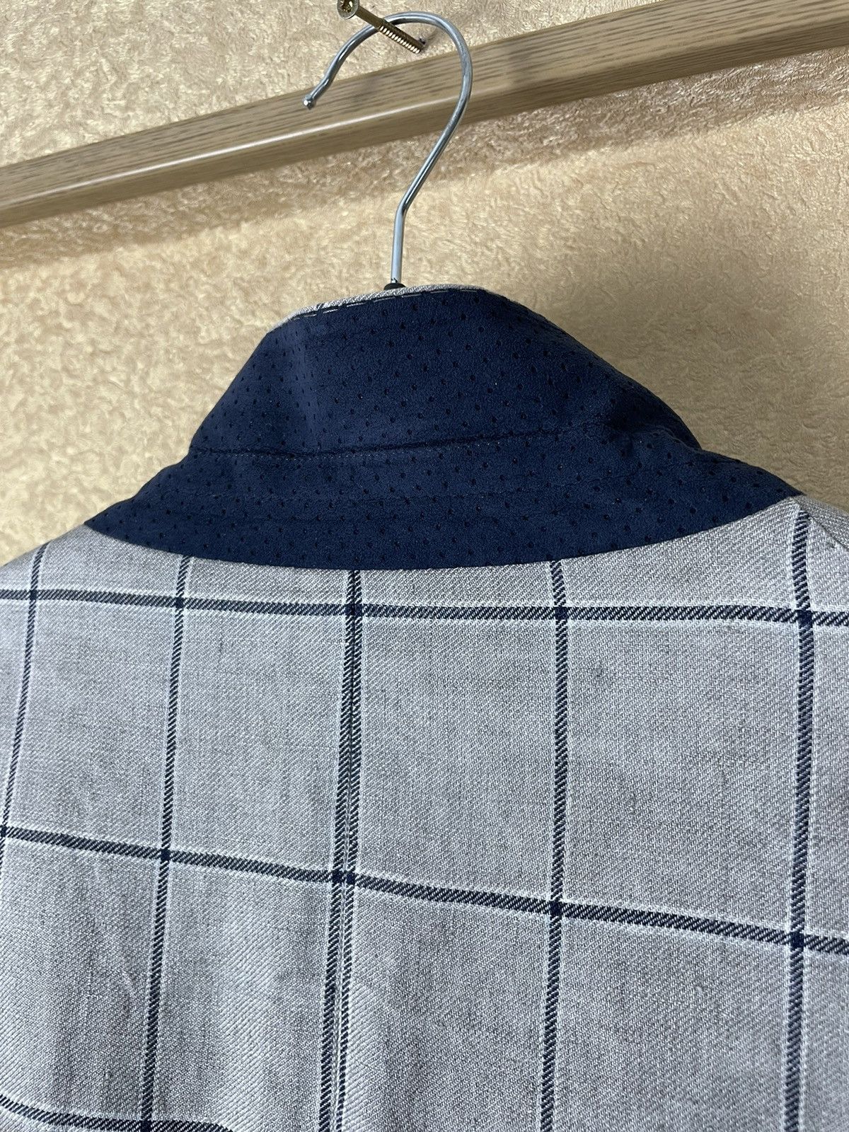 Tagliatore Tagliatore Linen Delavé Blazer Mens L 54 Grey Made in Italy Size 54R - 7 Thumbnail