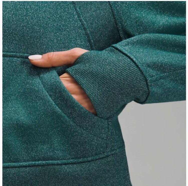 Lululemon Lululemon teal/silver scuba oversize half zip hoodie sz XS/S Size XS / US 0-2 / IT 36-38 - 4 Thumbnail