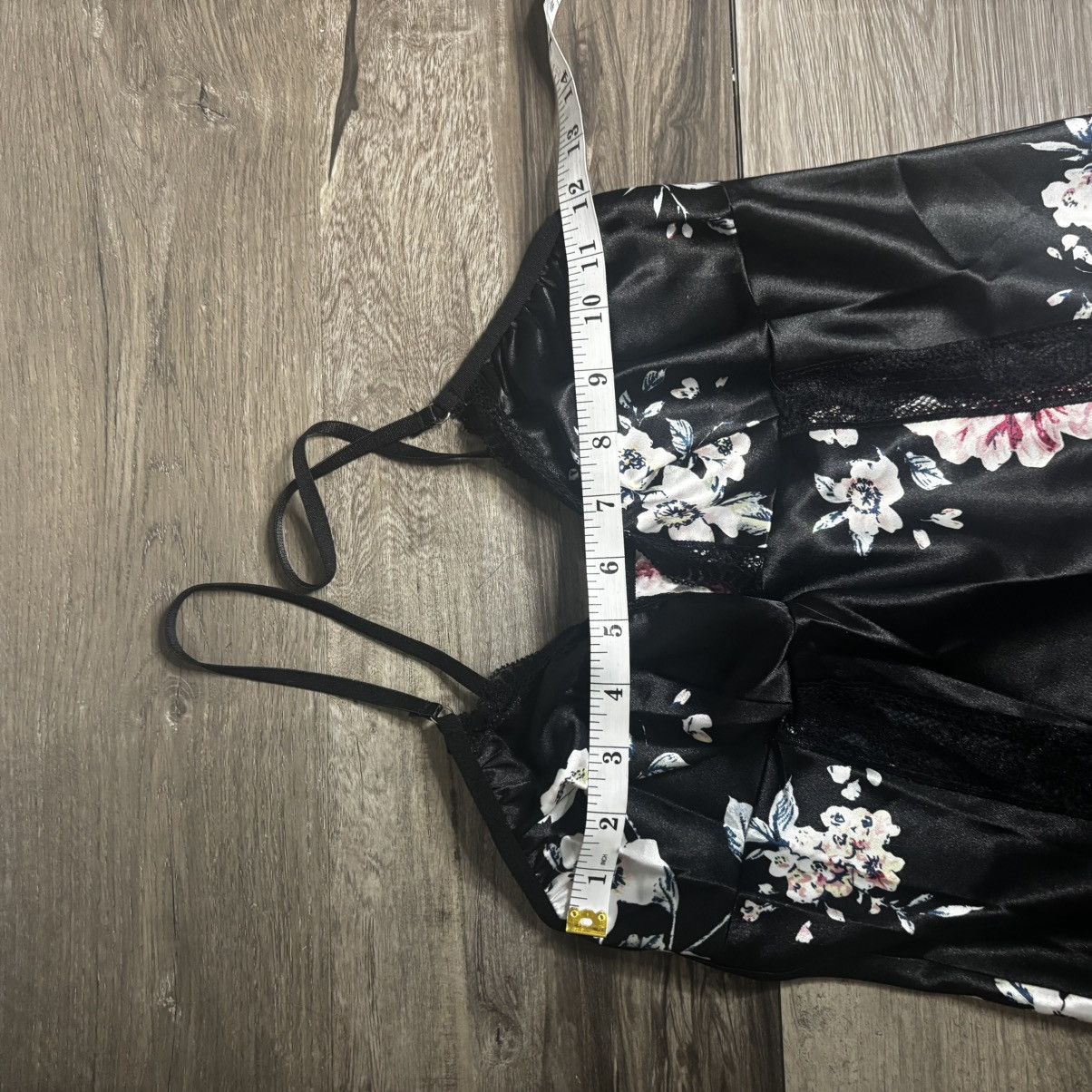 Vintage Sexy Lace Patchwork Print V-Neck Slit Sexy Suspender Dress Size S / US 4 / IT 40 - 9 Thumbnail