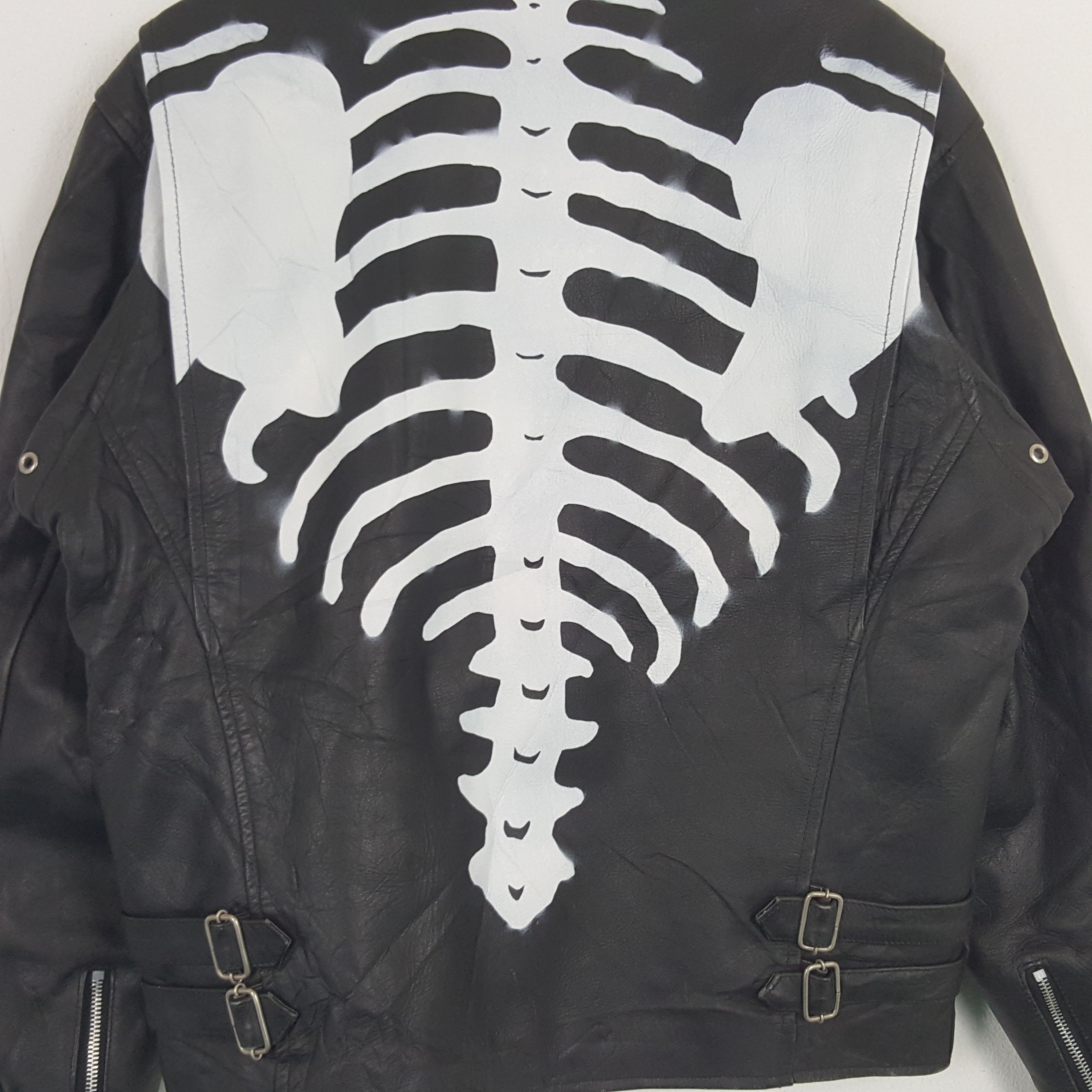 Vintage Vintage American Hostagia American Skull Art Jacket Size US L / EU 52-54 / 3 - 2 Thumbnail