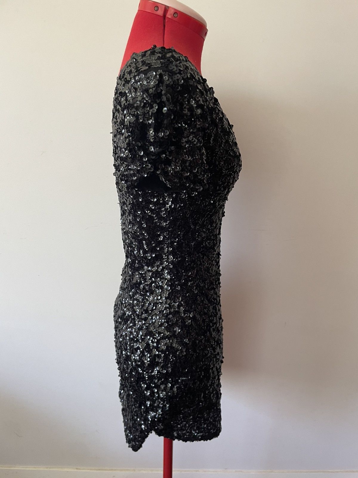 Other Caroline Morgan Sequinned Cocktail Dress Size M / US 6-8 / IT 42-44 - 4 Thumbnail