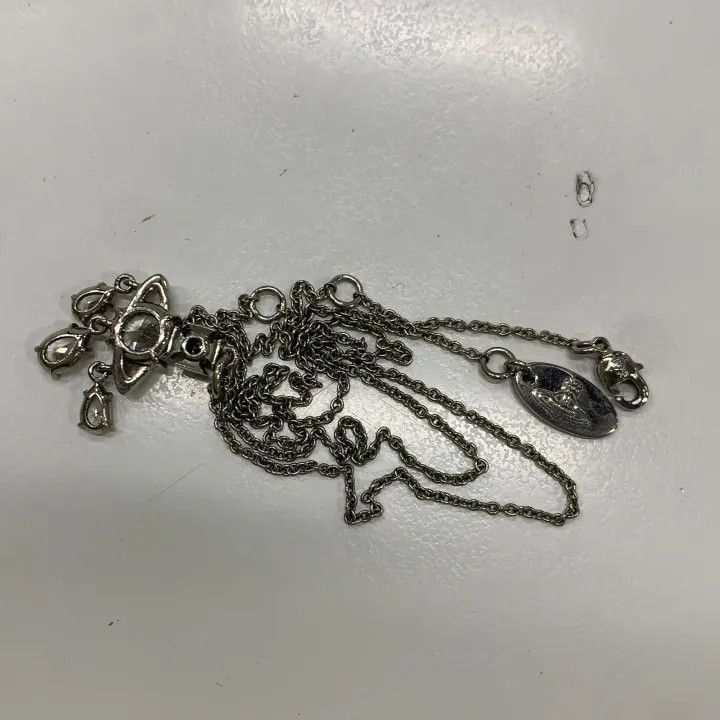 Vivienne Westwood Vivienne Westwood Silver Saturn Dreamcatcher Pendant Neckla Size ONE SIZE - 2 Thumbnail