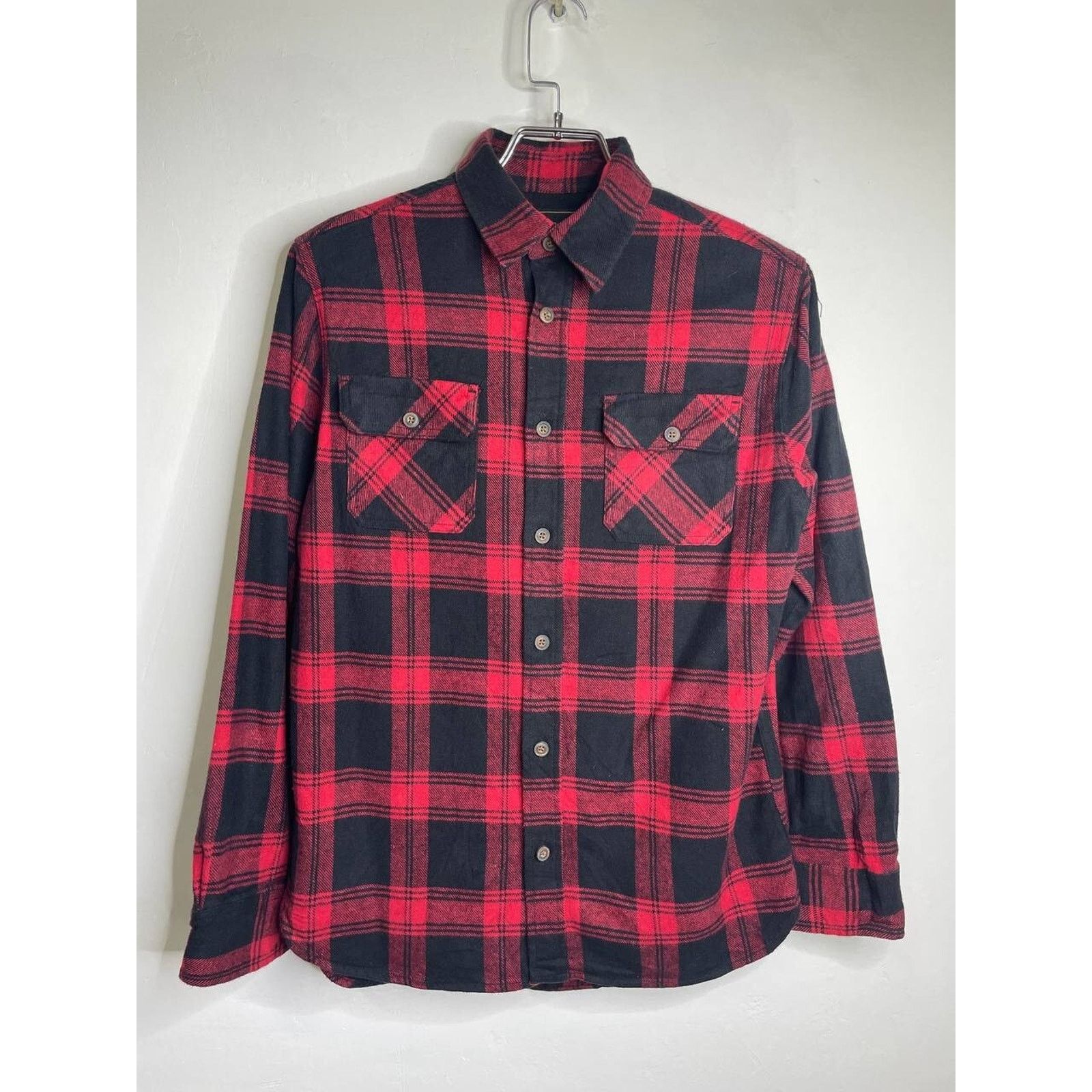 JACHS NY Vintage JACHS New York Black Plaid Flannel Shirt M Casual Size US M / EU 48-50 / 2 - 1 Thumbnail