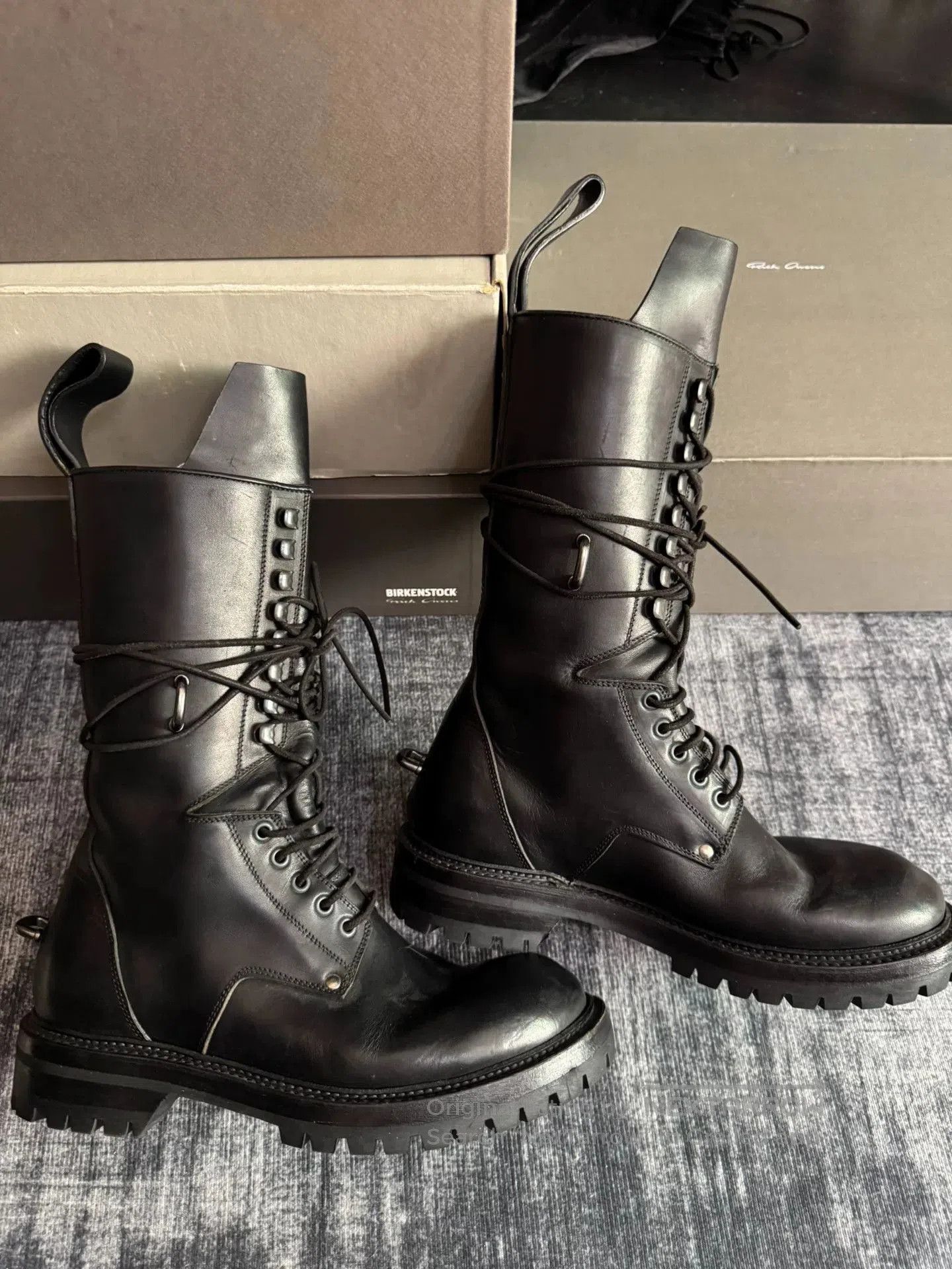Rick Owens Rick Owens Black High. Size US 7 / EU 40 - 4 Thumbnail