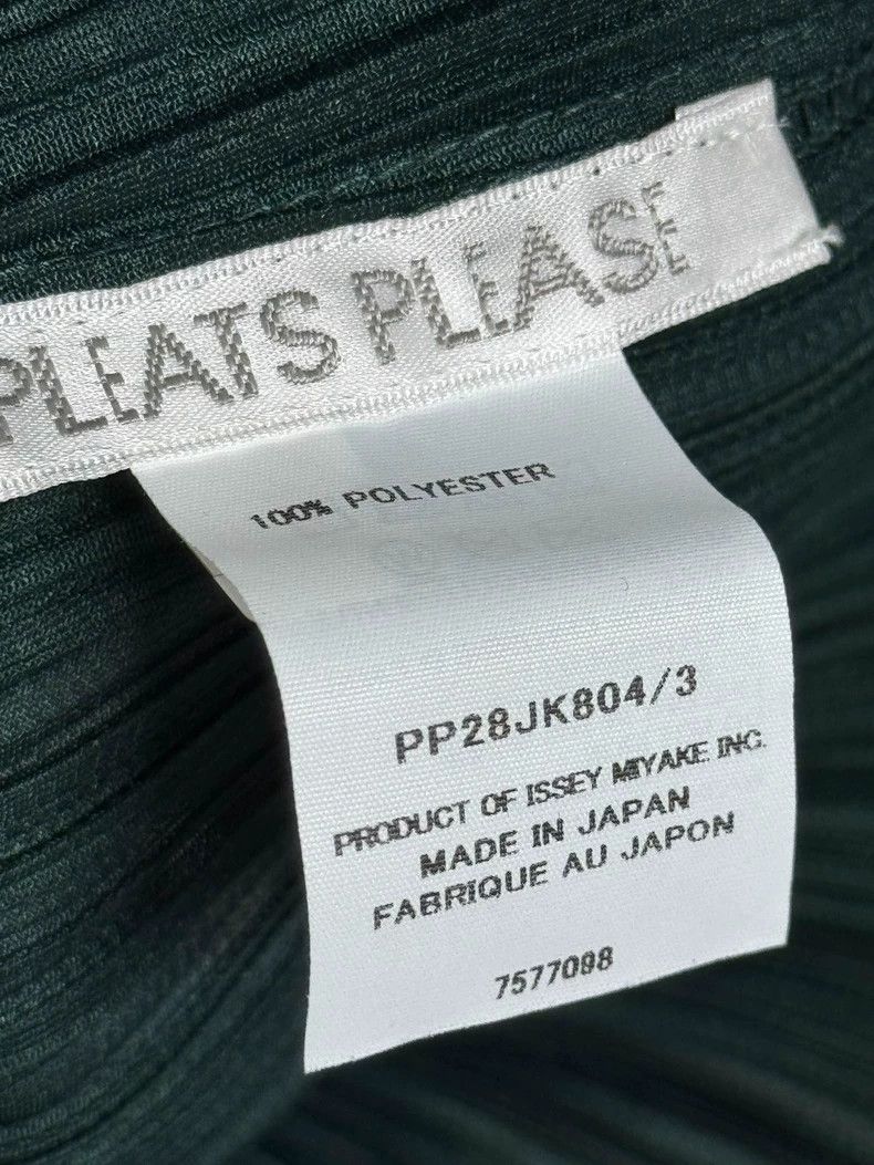 Issey Miyake Issey Miyake size:3 Dark green pleated and colorful long-s Size S / US 4 / IT 40 - 3 Thumbnail