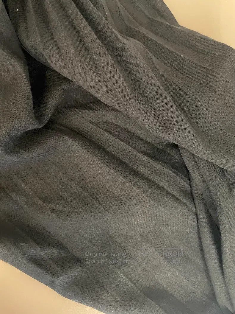 Brunello Cucinelli Brunello Cucinelli Black Wool Polyester Pleated Skirt Size 25" / US 0 / IT 36 - 9 Thumbnail