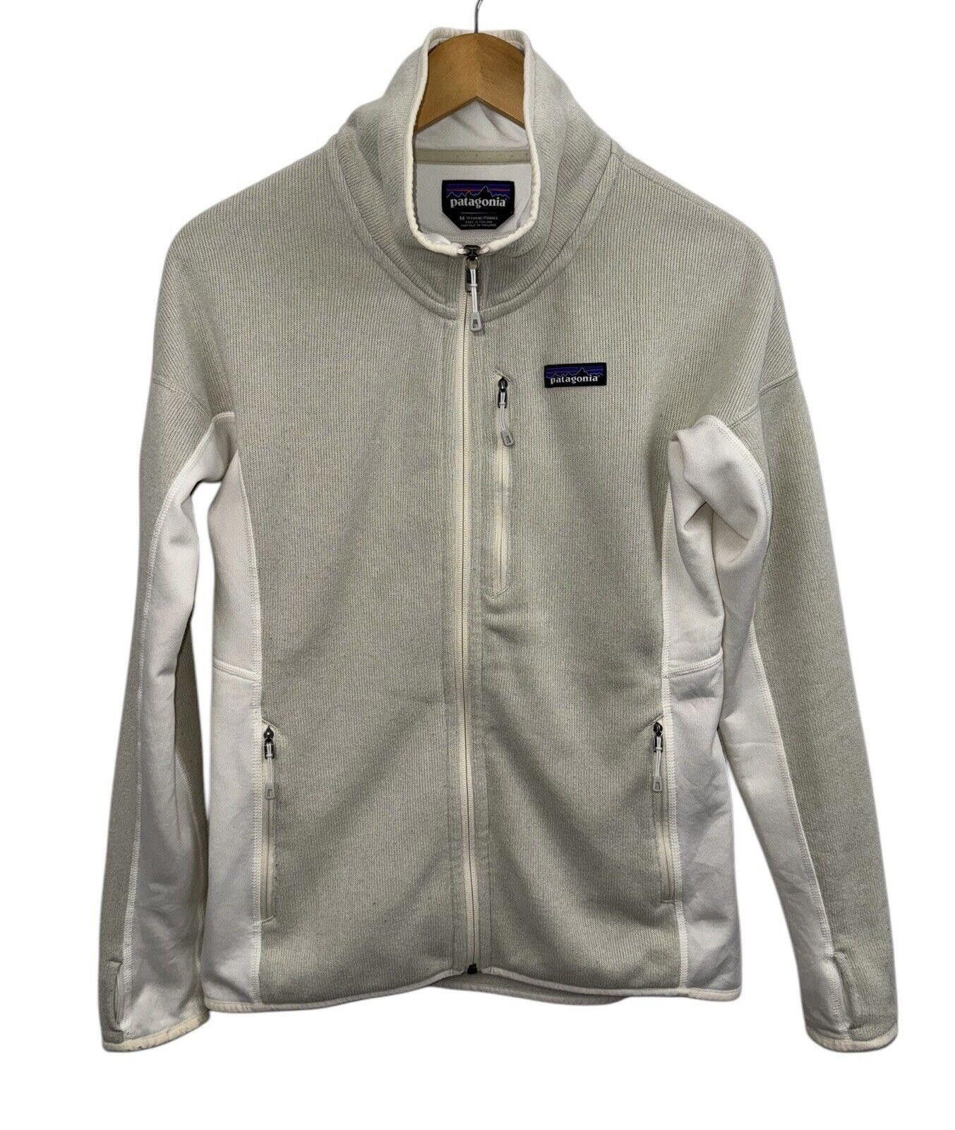 Patagonia Patagonia Womens Bleached Stone Cream Full Zip Jacket Sz M Size M / US 6-8 / IT 42-44 - 1 Thumbnail