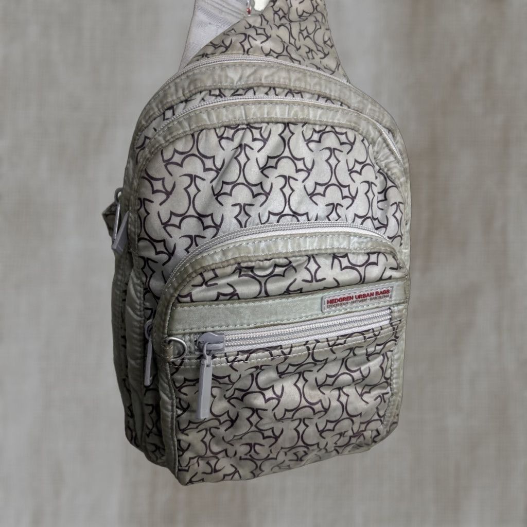Vintage VINTAGE Hedgren Urban Crossbody Bag Small Women Gray Purple 13x8x3 Crossbody Bag 13x8x3 Purple Purple Purple Hedgren Urban Womens Size ONE SIZE - 1 Thumbnail