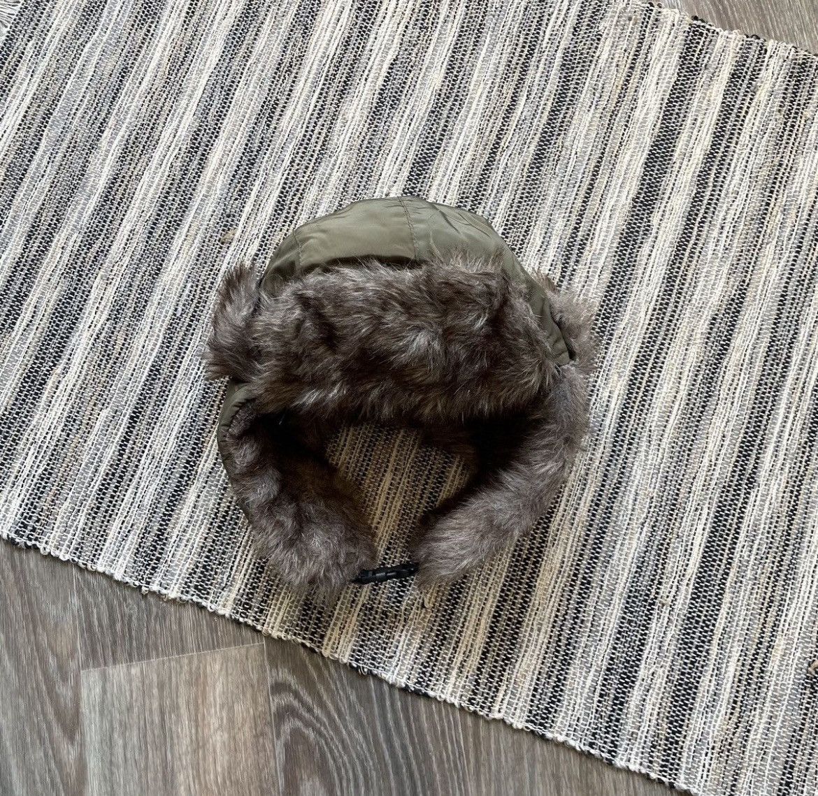 Vision Streetwear Aviator Hat fur faux style like JUNYA WATANABE FW comme y2k Size ONE SIZE - 2 Thumbnail
