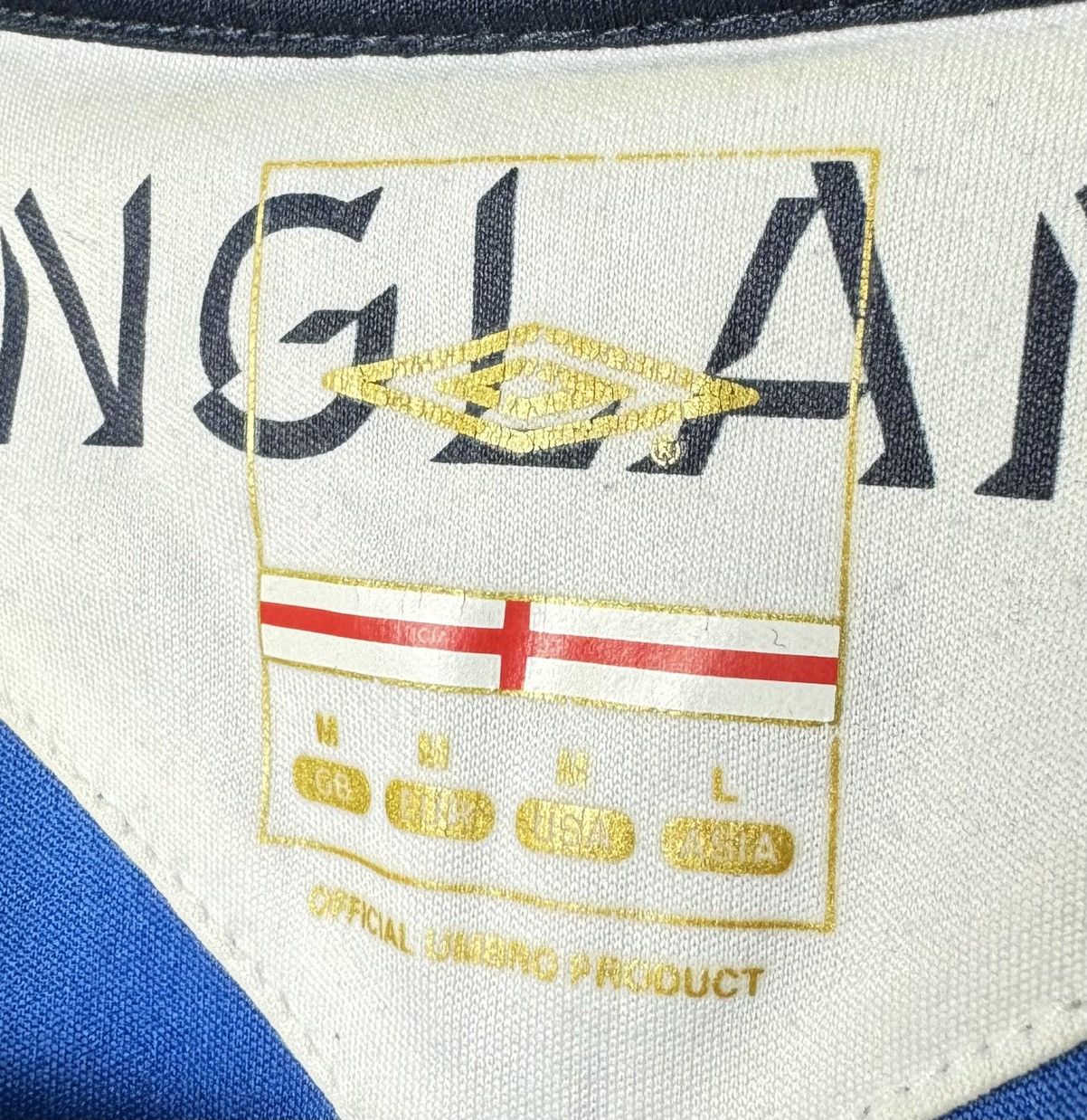 Umbro England 2006 2007 Training Football Soccer Jersey Umbro Size US M / EU 48-50 / 2 - 7 Thumbnail