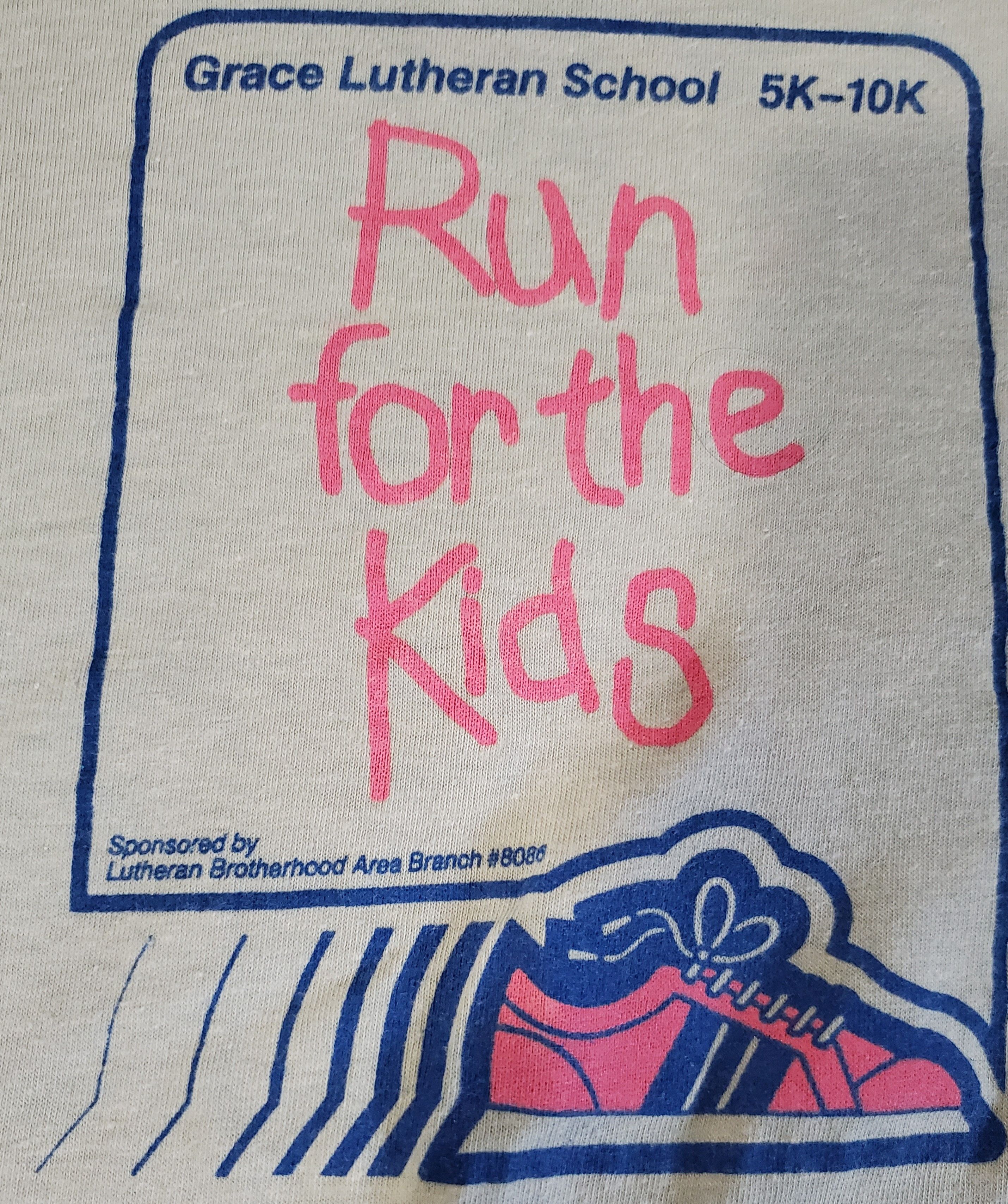 Vintage Vintage 80s race run for the kids sneaker Single-stitch Size US M / EU 48-50 / 2 - 2 Thumbnail