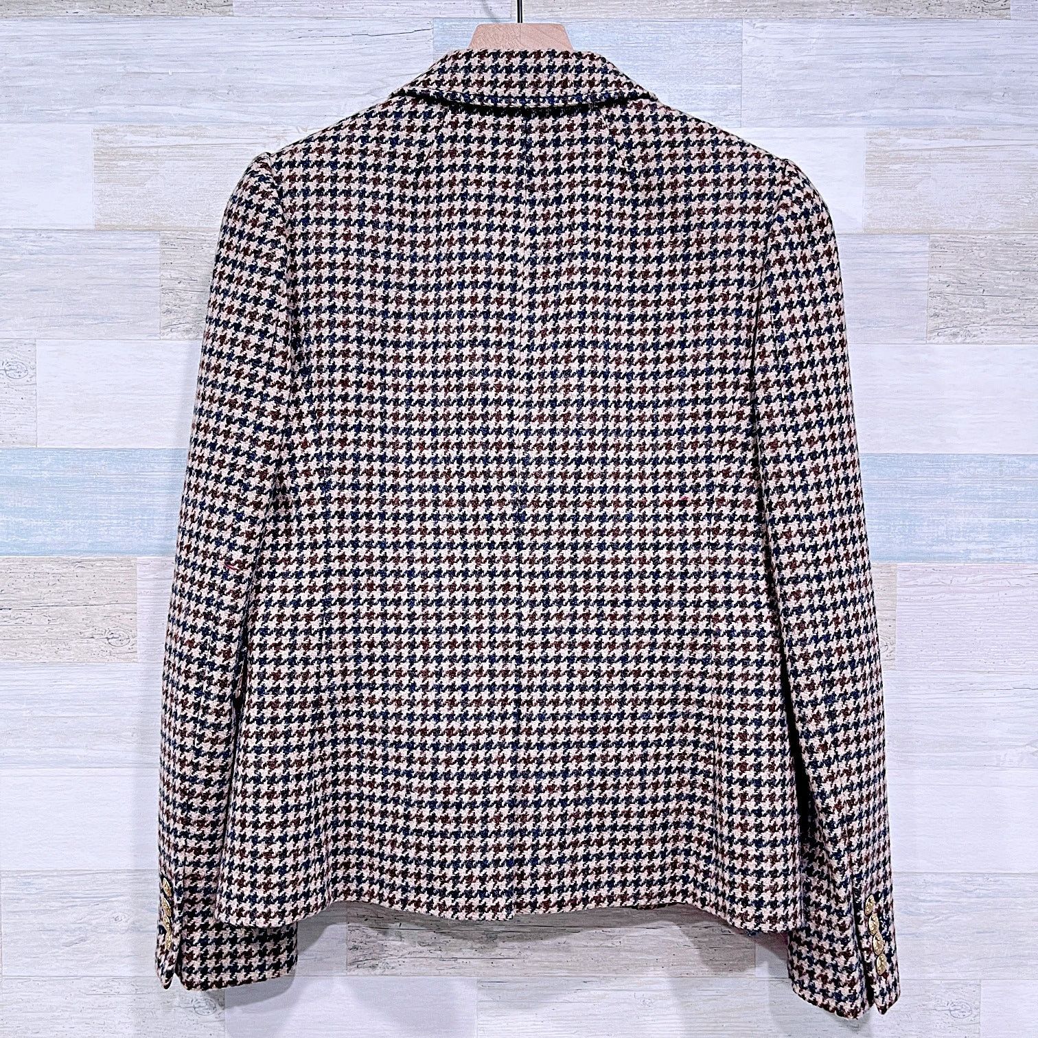 J.Crew J CREW Tweed Wool Schoolboy Blazer Brown Womens 8 Size M / US 6-8 / IT 42-44 - 5 Thumbnail