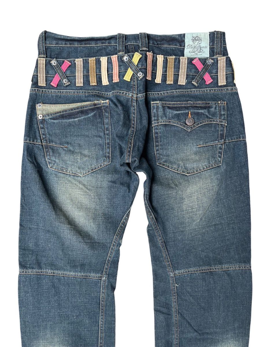 Japanese Brand Dominate double waist jeans Size US 34 / EU 50 - 10 Thumbnail