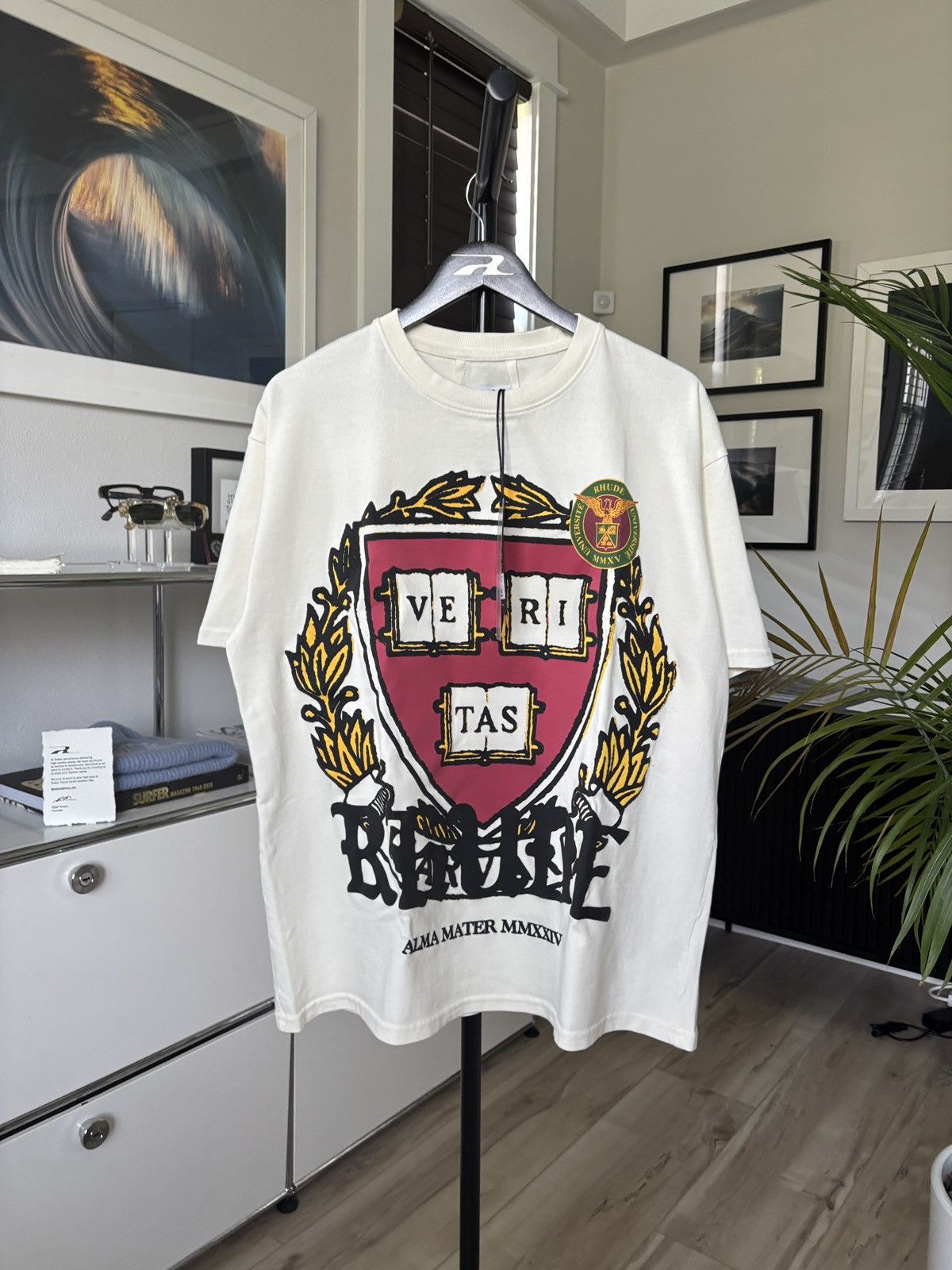 Rhude RHUDE RUNWAY UNIVERSITY LOGO TEE Size US M / EU 48-50 / 2 - 3 Thumbnail
