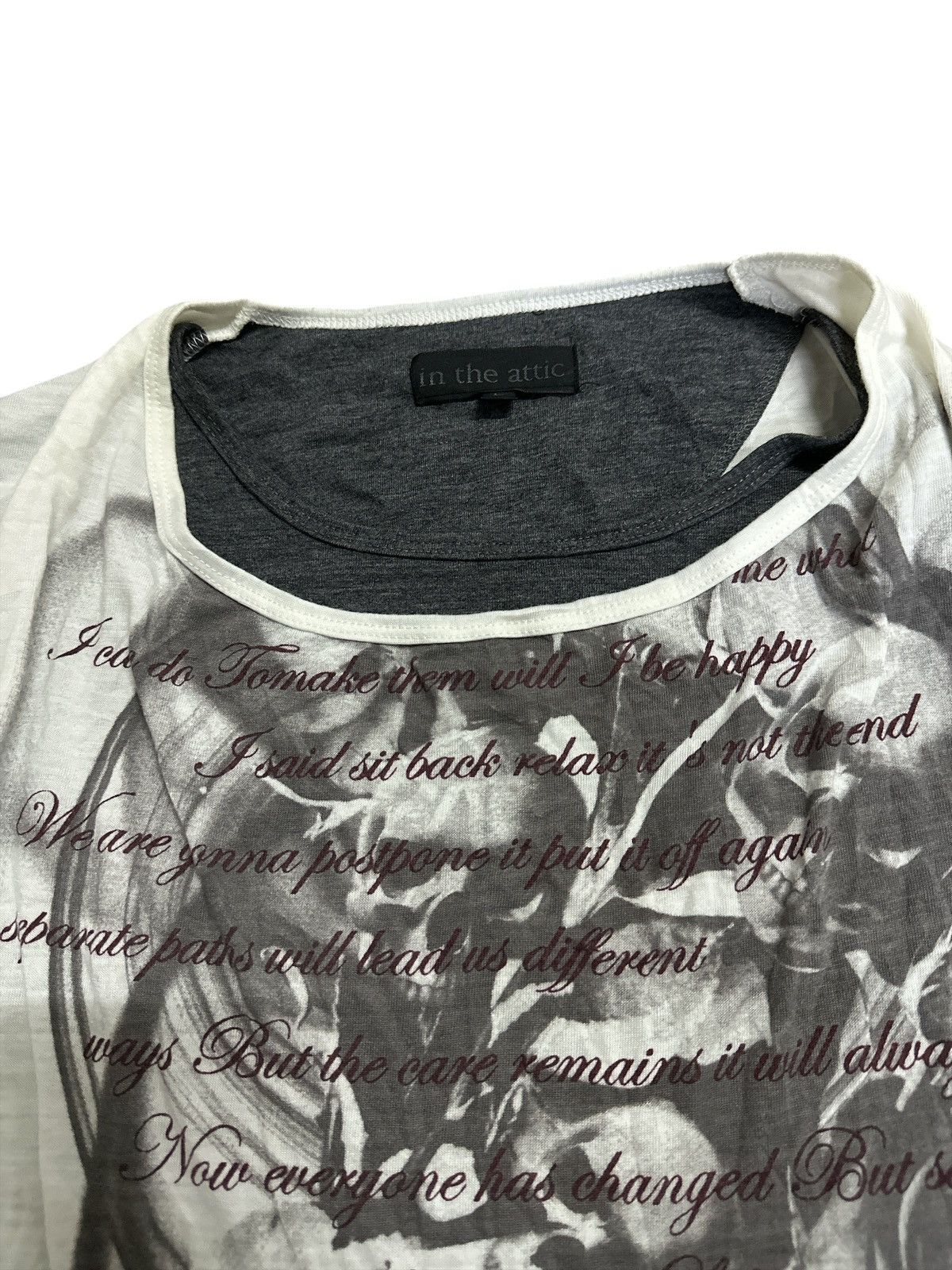 Kapital In The Attic Double Layer Long Sleeve Tee. Size US M / EU 48-50 / 2 - 3 Thumbnail