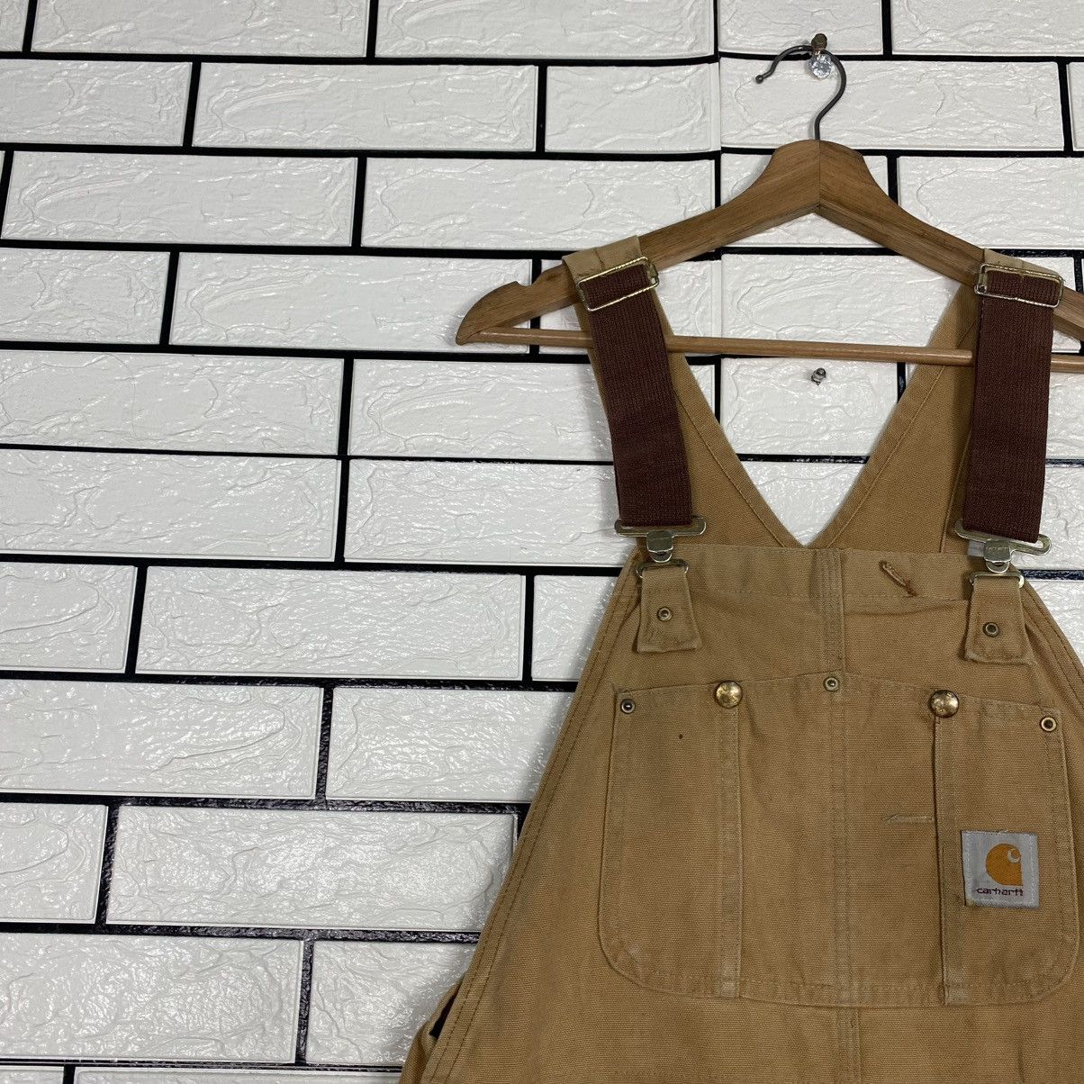 Carhartt 🔥VINTAGE COVERALL CARHARTT WORKER DUCK CANVAS DETROIT Size US 36 / EU 52 - 9 Thumbnail