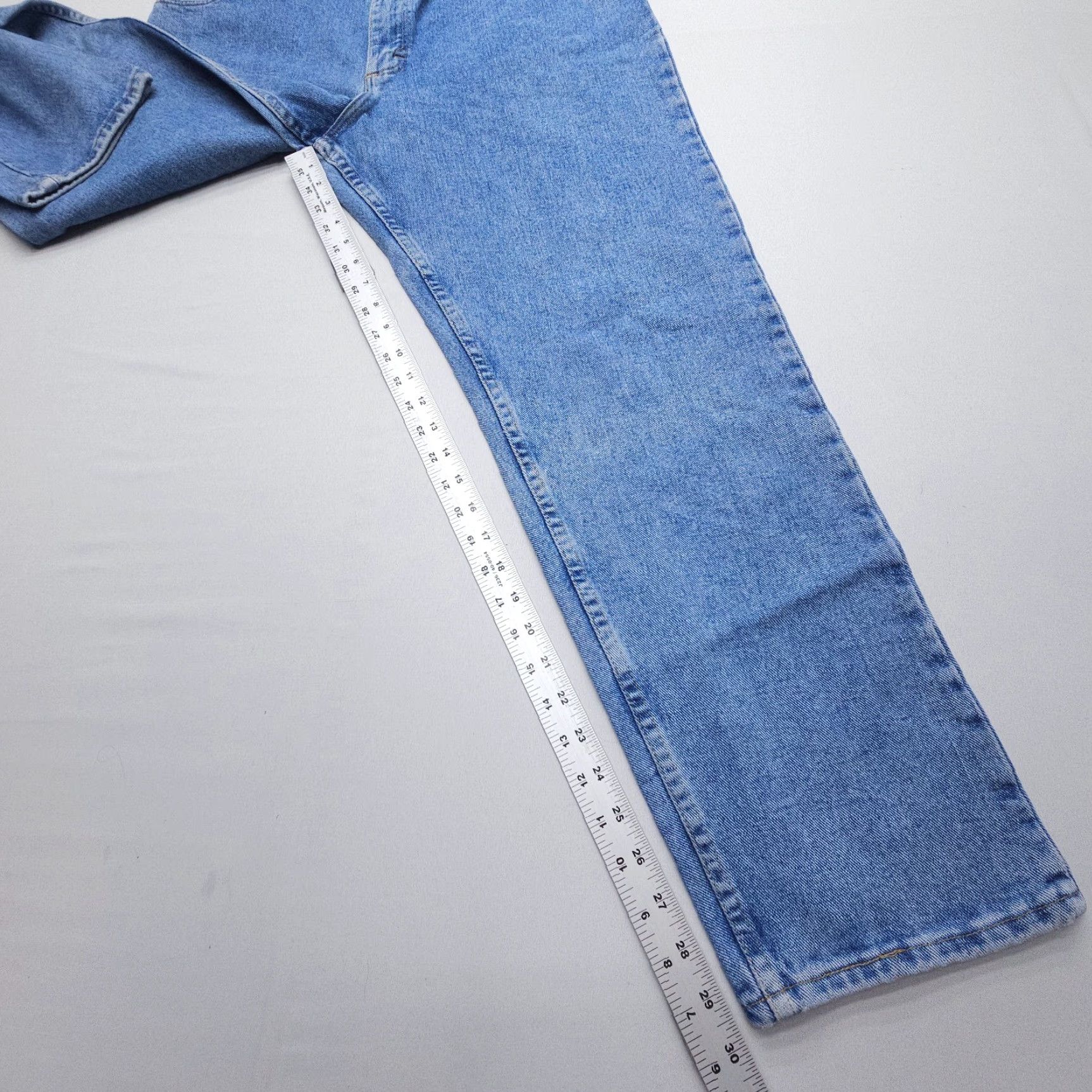 Wrangler VINTAGE Wrangler High Rise Mom Jeans Size 16 Blue 90s Denim Womens Size 38" / US 16 / IT 52 - 7 Thumbnail