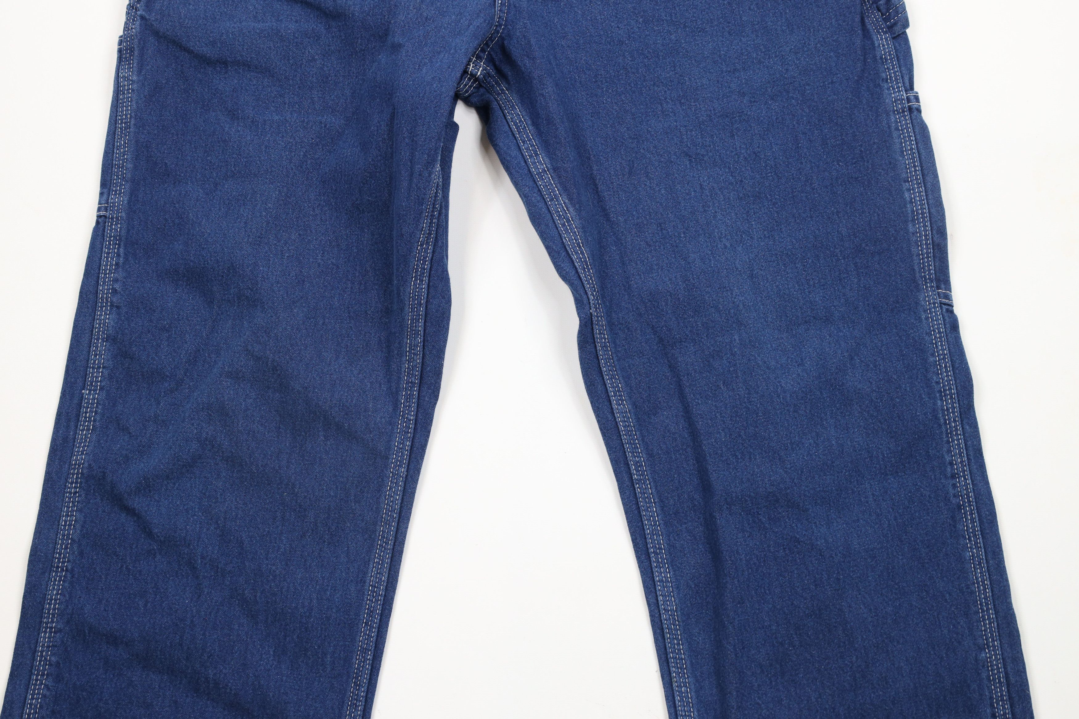 Carhartt × Vintage Vintage Y2K 2004 Carhartt Out Wide Leg Dungaree Denim Jeans Size US 32 / EU 48 - 3 Thumbnail
