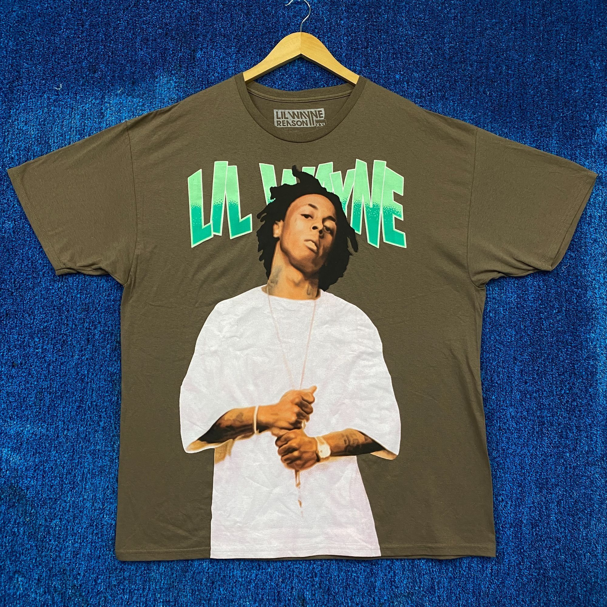 激レア 当時物 LIL 繰り上げ WAYNE ロンTシャツ ヴィンテージ サイズL 