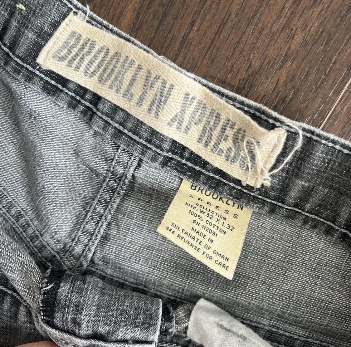 Brooklyn Xpress Brooklyn Xpress Grey Baggy Jeans Y2K Skater Size US 32 / EU 48 - 3 Thumbnail