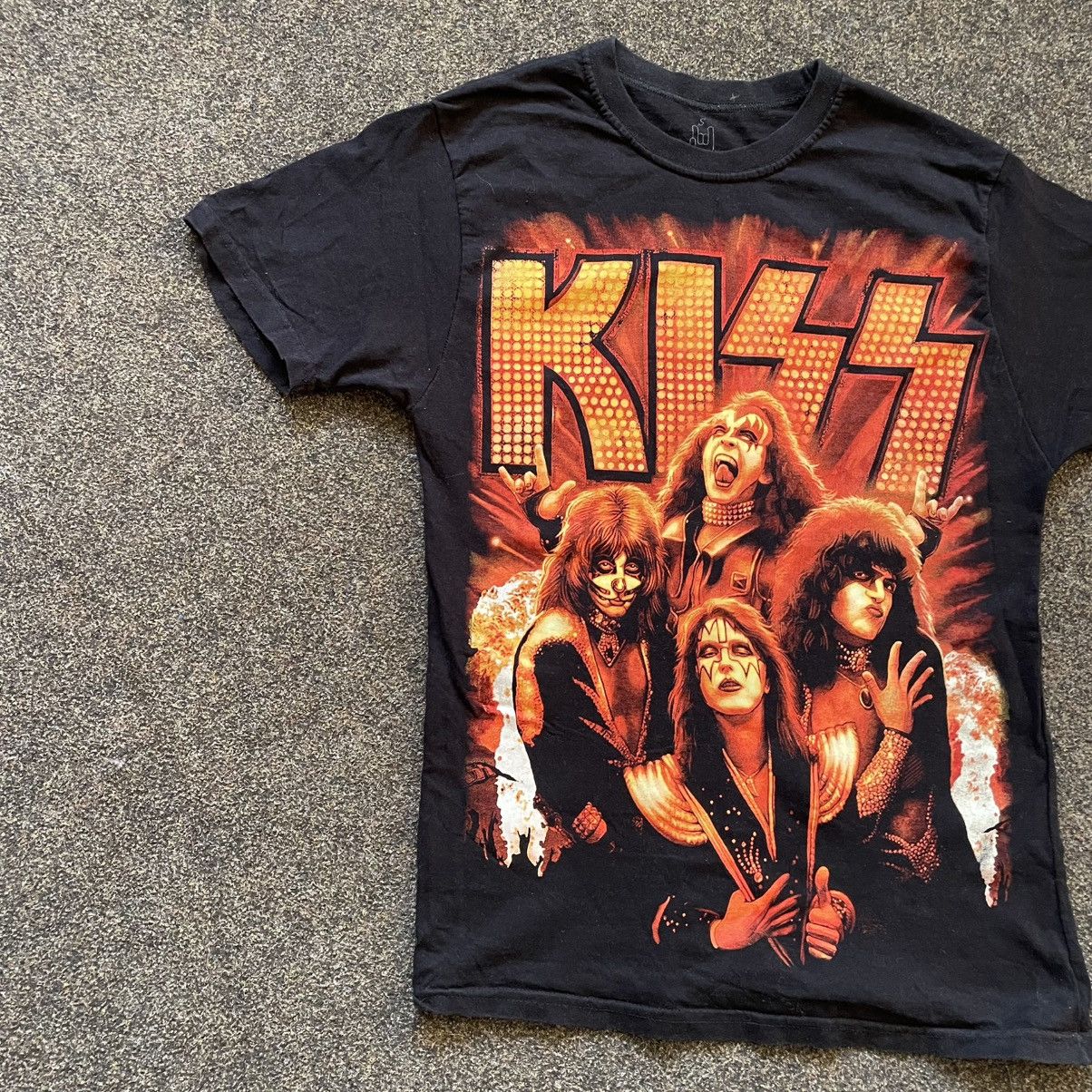 Vintage Vintage 00s KISS Band Tee Graphic Horror Punk Streetwear S Size US S / EU 44-46 / 1 - 3 Thumbnail