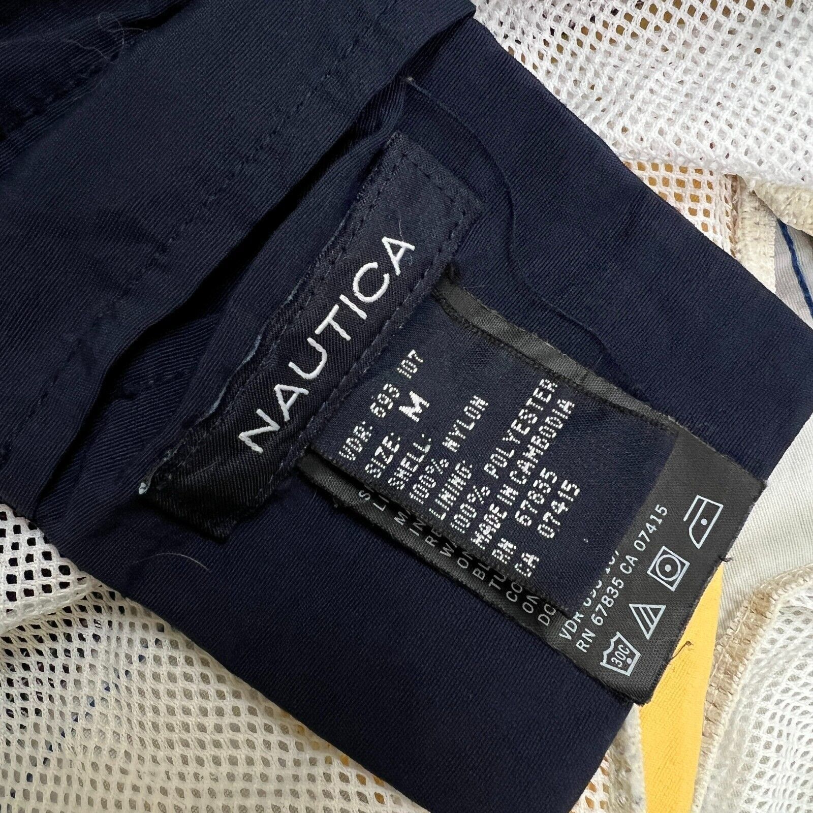 Nautica × Vintage Nautica Shorts Medium Spell Out Lined Classic Pocketed Cargo Size US 40 / EU 56 - 6 Thumbnail