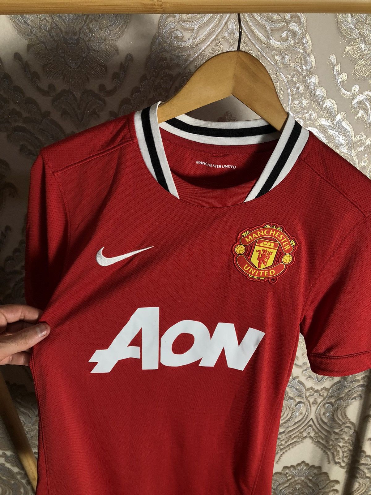 Nike VINTAGE NIKE FC MANCHESTER UNITED ENGLAND SOCCER JERSEY Y2K Size US S / EU 44-46 / 1 - 2 Thumbnail