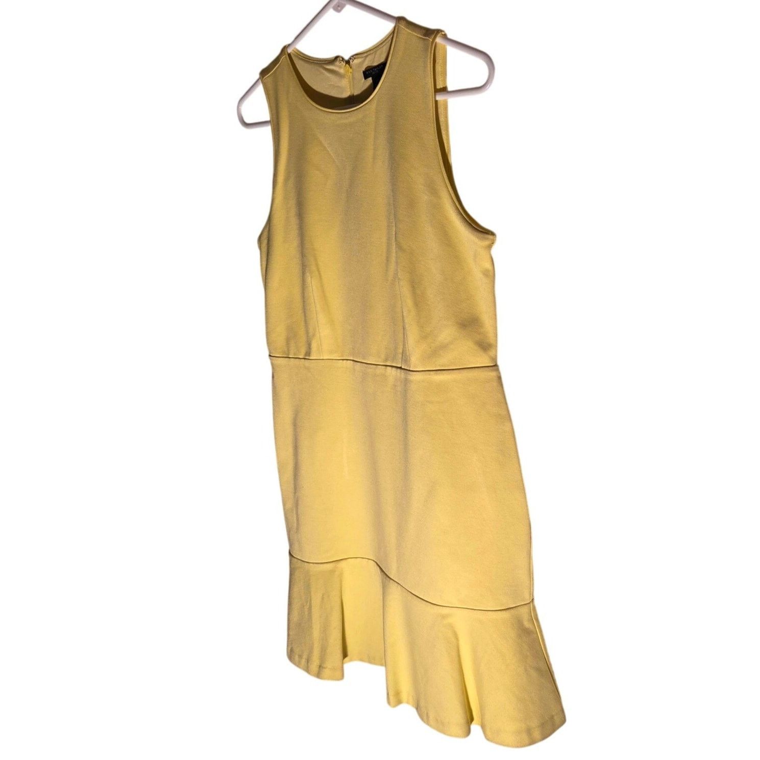 Ann Taylor ANN TAYLOR Canary Yellow Dress - Women's Petite Size 10 Size L / US 10 / IT 46 - 2 Thumbnail