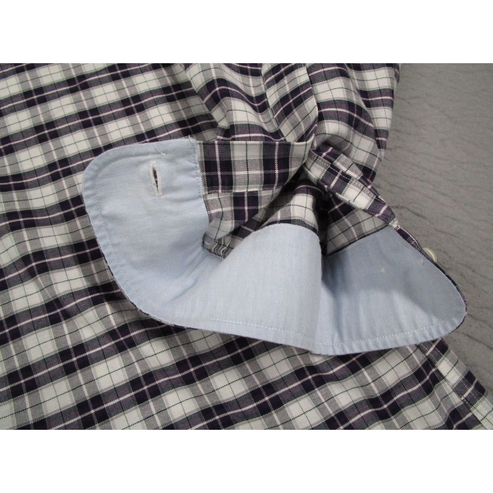 Brooks Brothers Brooks Brothers Shirt Mens 2XL Purple Plaid Regent Non-Iron Button Down Stretch Size US XXL / EU 58 / 5 - 5 Thumbnail