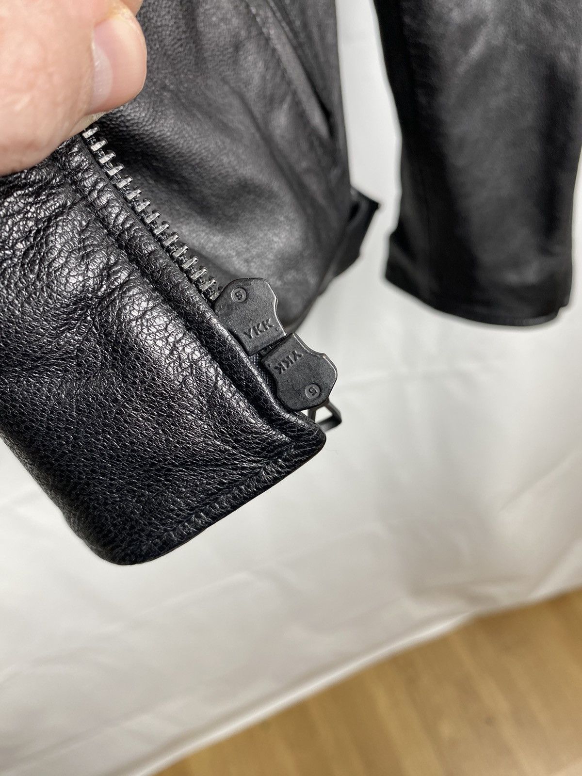 Japanese Brand × NANO universe Nano Universe Japan Goat Skin Biker Jacket Genuine Leather Size US M / EU 48-50 / 2 - 15 Thumbnail