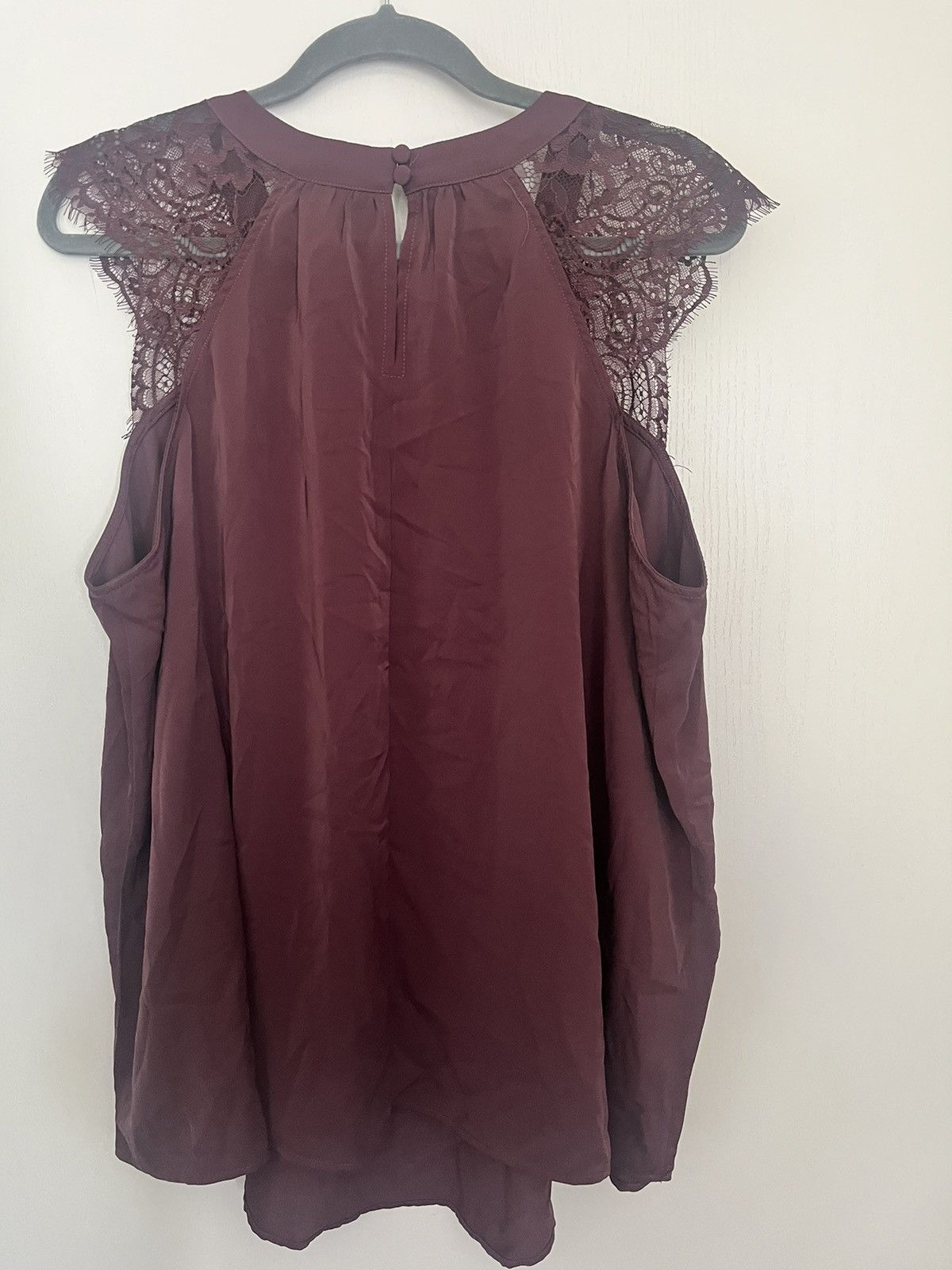 Designer × Torrid Burgundy Torrid Blouse - New with tags Size XS / US 0-2 / IT 36-38 - 2 Thumbnail
