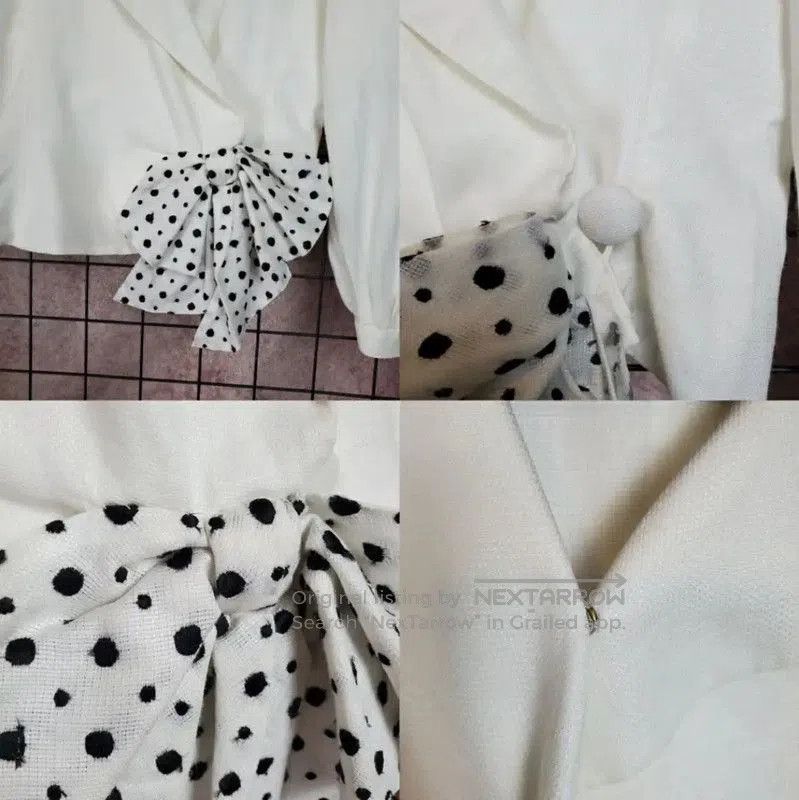 Dior Dior Polka Dot Short Sleeve Shirt . Size M / US 6-8 / IT 42-44 - 5 Thumbnail