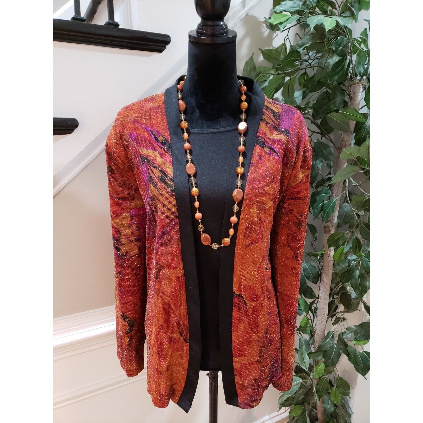 Other ST. Anthony Polyester Round Neck Long Sleeve Top Blouse 20W Size 3XL / US 20-22 - 1 Thumbnail