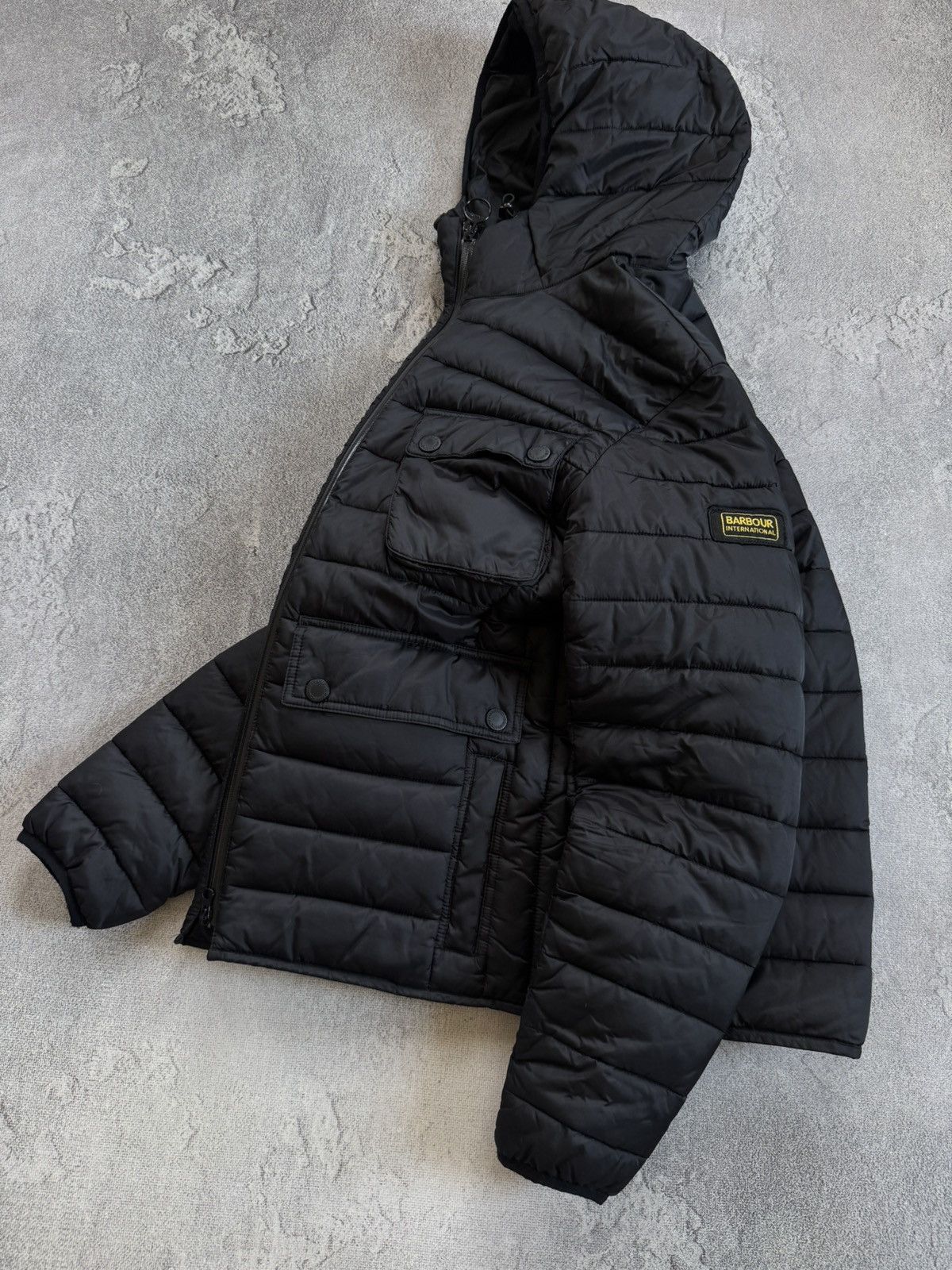 Barbour Barbour International Ouston hooded quilted jacket fibredown Size US L / EU 52-54 / 3 - 3 Thumbnail