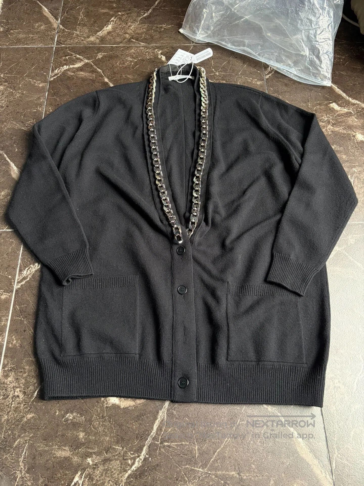 Givenchy Givenchy Runway Chain Knit Cardigan. Size US L / EU 52-54 / 3 - 1 Thumbnail