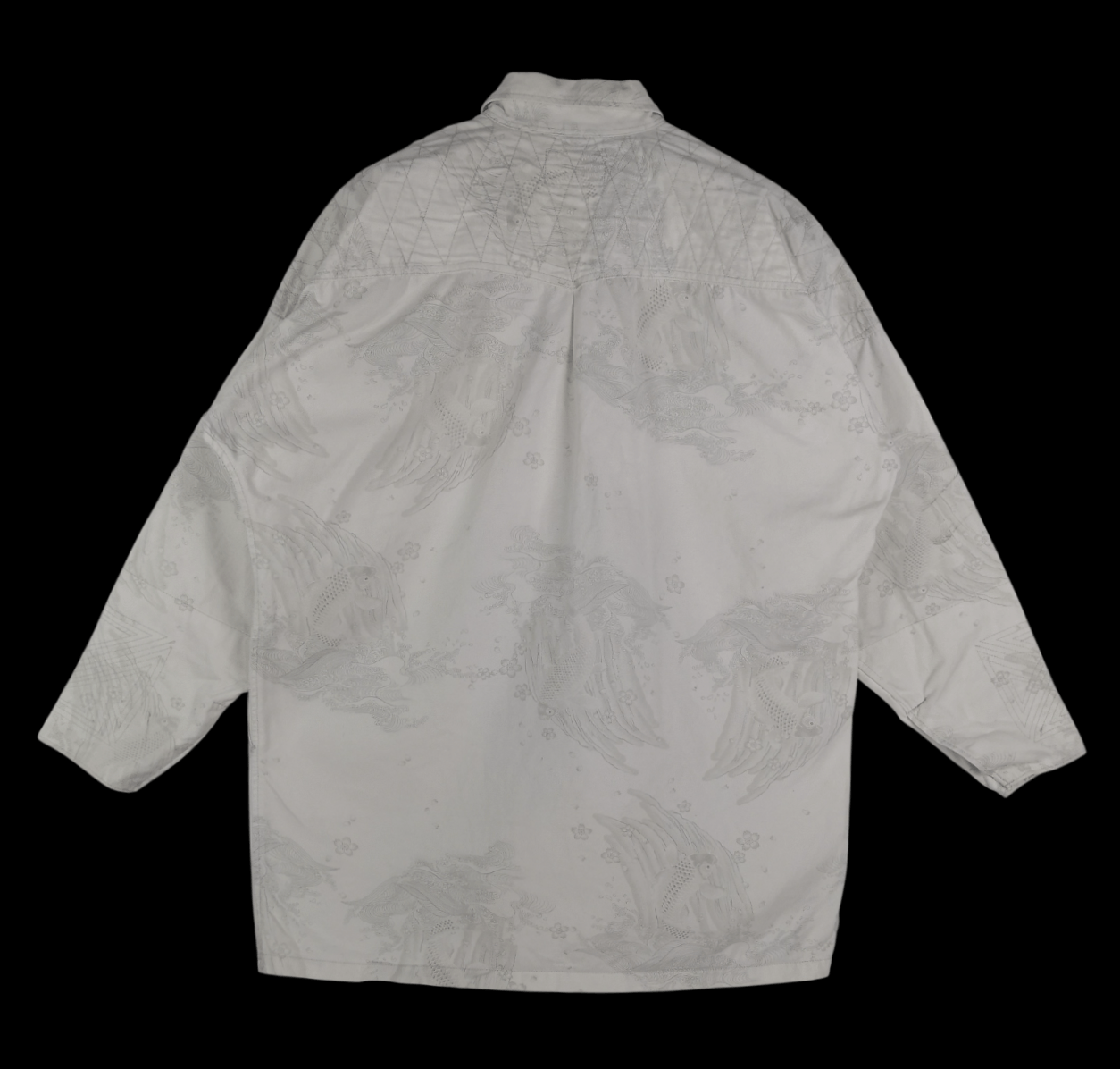 Vintage Vintage Toraichi Shirt Button Up Sukajan Koi Fish Overprint Size US XL / EU 56 / 4 - 2 Thumbnail