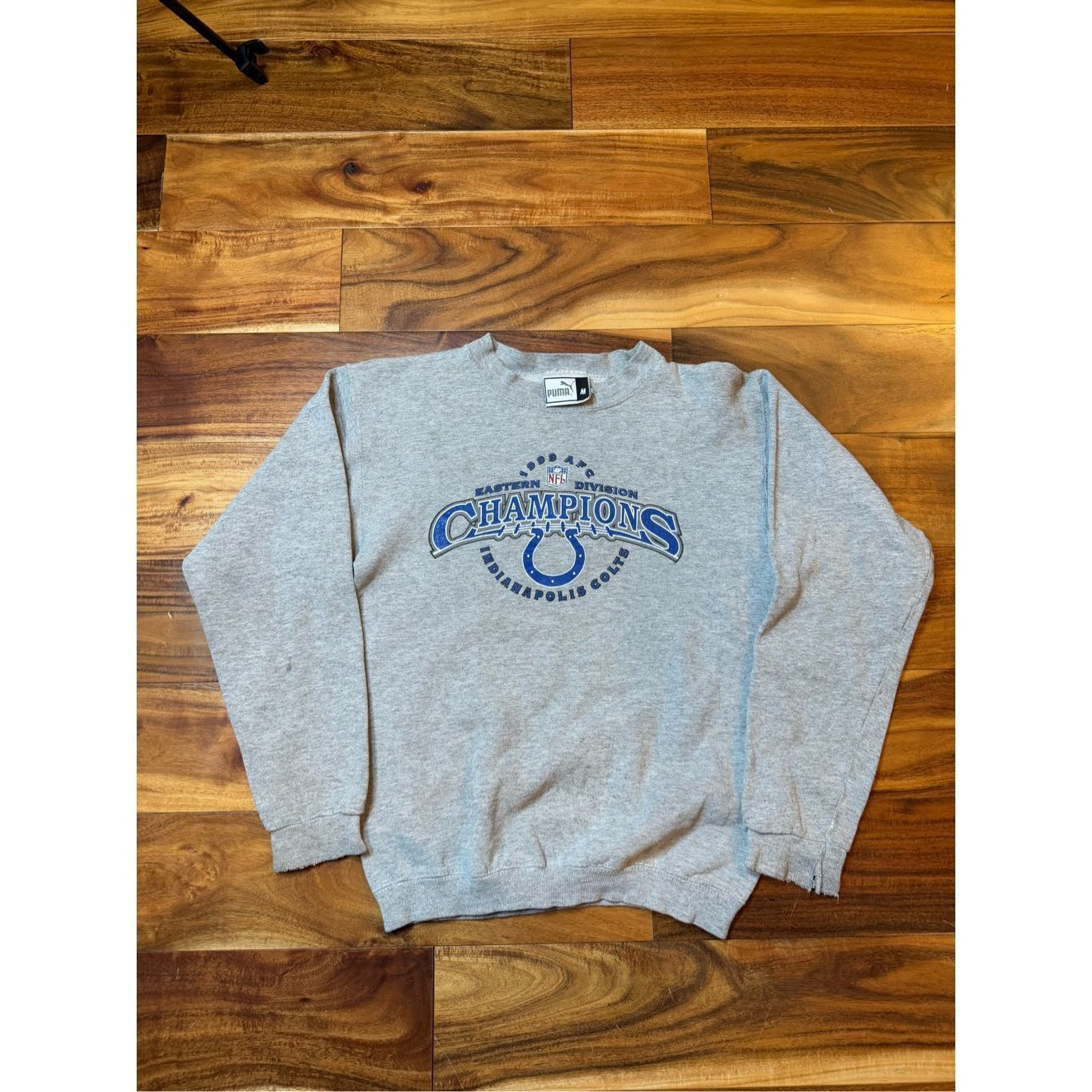 Puma Fits size XS - Vintage 1999 AFC Champs Indianapolis Colts Puma Sweatshirt Crew Size US XS / EU 42 / 0 - 1 Thumbnail