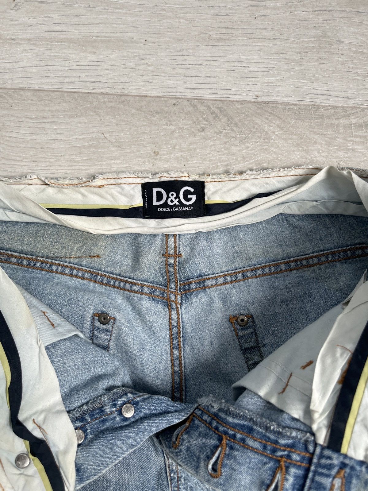 Dolce & Gabbana D&G 2004 Runway Flag Denim Size US 30 / EU 46 - 7 Thumbnail